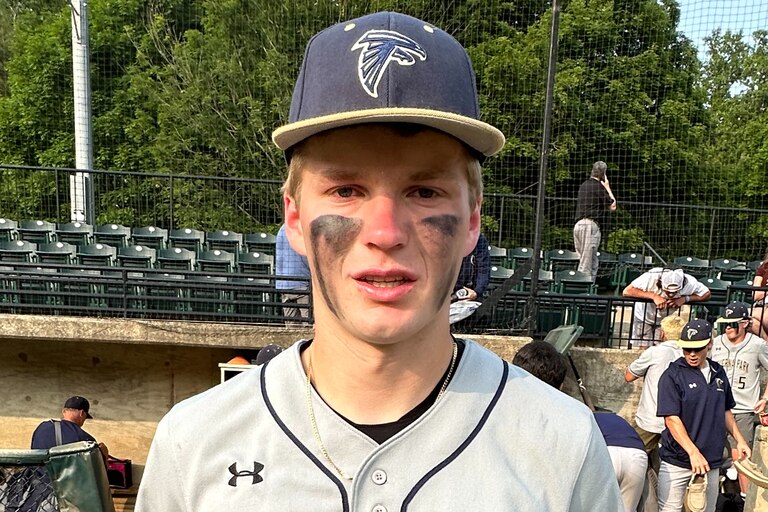 Matt Fleisher was a bright spot in an otherwise tough day for Severna Park baseball Tuesday afternoon. Fleisher homered to lead off the fourth inning for the No. 2 Falcons, who lost to two-time defending state 4A champ Sherwood, 9-2, in a state semifinal contest at Shirley Povich Field in Montgomery County.