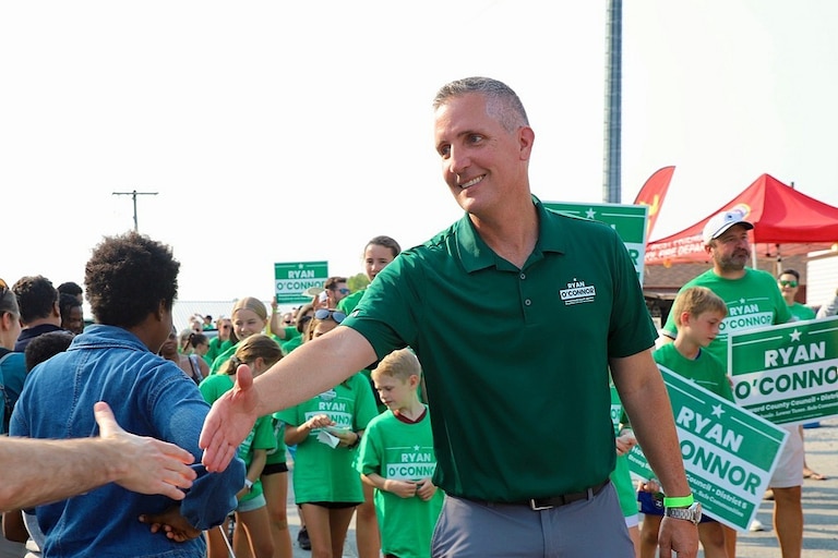 Republican Ryan O'Connor is running for Councilman David Yungmann's seat representing the sprawling District 5, which includes more than half of the county's total land area.