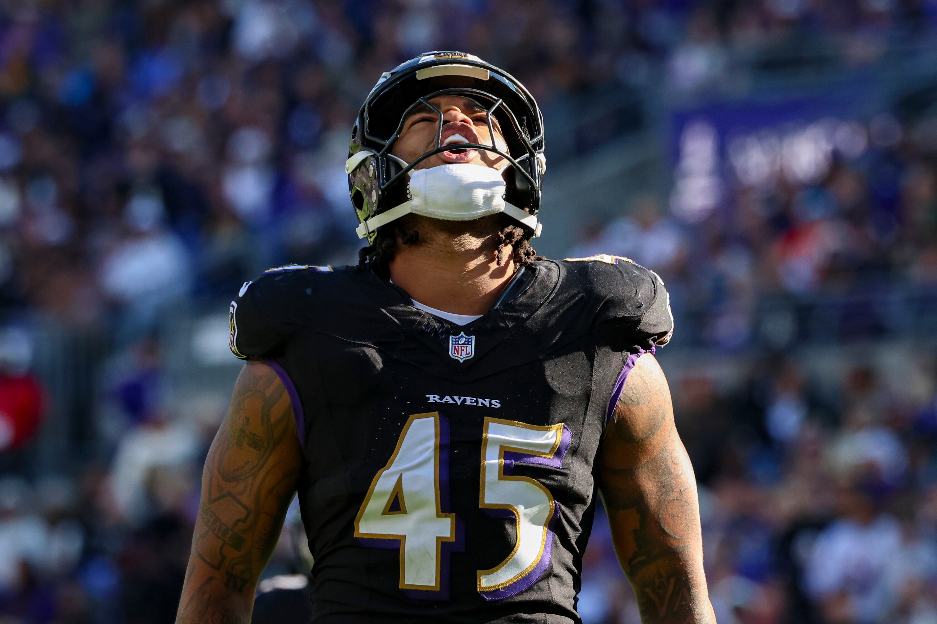 Ravens rookie Mike Green has had 1.5 sacks over the last three games.