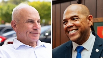 Baltimore County councilmen Izzy Patoka and Julian Jones.