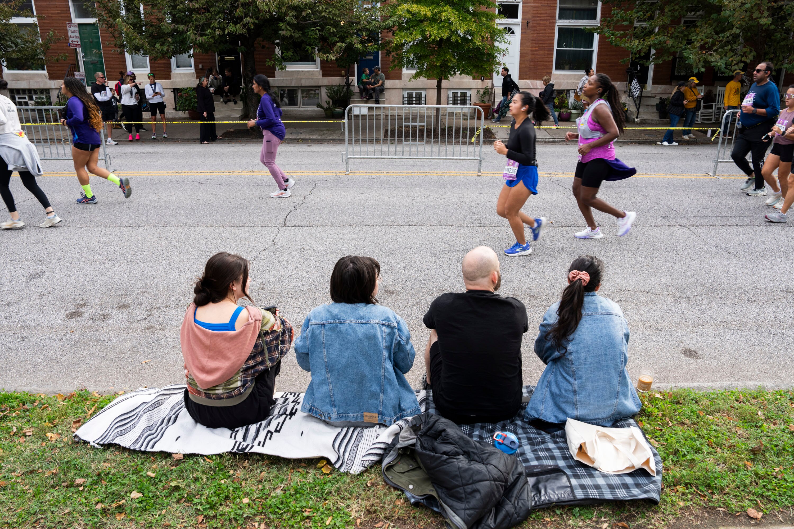 A woman injured a police officer in a hit-and-run during the Baltimore Running Festival last year.
