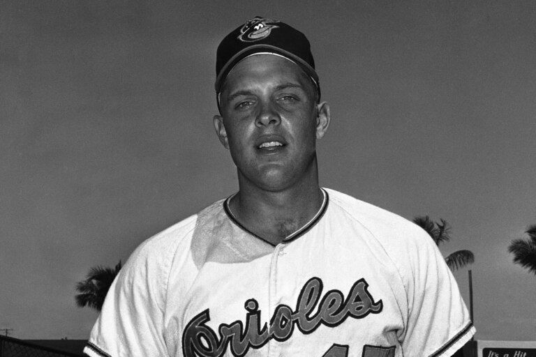 Baltimore Orioles outfielder Merv Rettenmund in Miami in 1968. (AP Photo/TM)