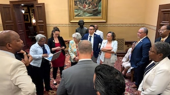 Monday, April 14, 2026 - The House of Delegates Judiciary Committee holds a meeting in the final half-hour of the General Assembly session on Monday to discuss a bill that would have made changes to the process for seeking criminal charges from District Court commissioners. Time ran out before the bill reached final passage.