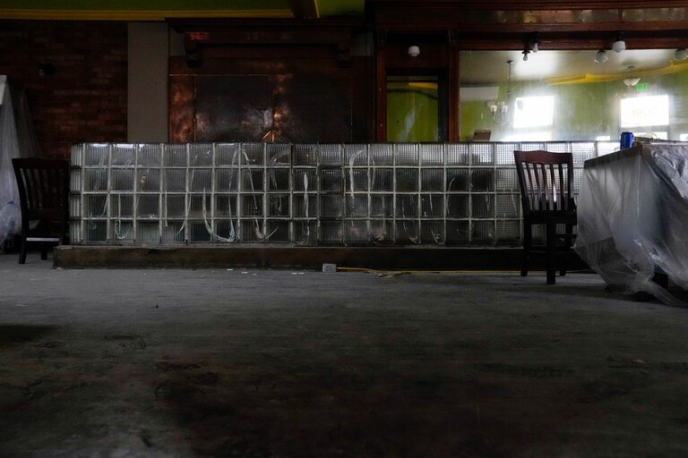 A view through the front door of the future location of Bar Alice Anne in the Fells Point neighborhood of Baltimore, Md. on Monday, December 29, 2025.