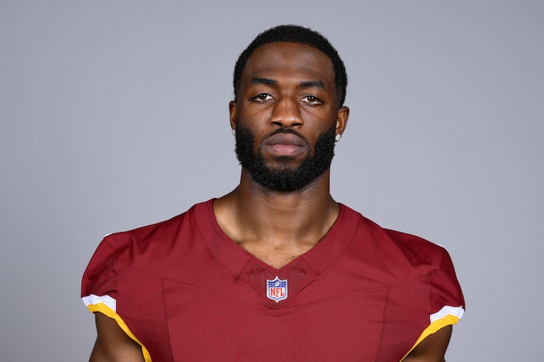 A 2026 photo of Odafe Oweh of the Washington Commanders NFL football team.