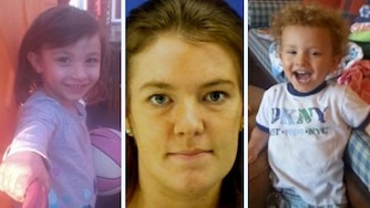 A grand jury reindicted Catherine Hoggle, center, on two counts of first-degree murder, according to the Montgomery County State’s Attorney’s Office. Her children, Sarah and Jacob Hoggle, were ages 3 and 2 respectively when they were last seen in September 2014.
