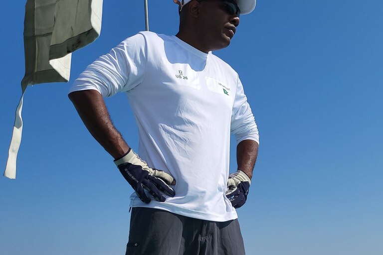 Donald Lawson, a Baltimore sailor, in a Facebook photo from July 2022.