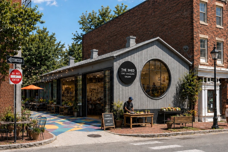 The shed project on West Baltimore Street is expected to cater to multiple generations and consider the neighborhood's needs.