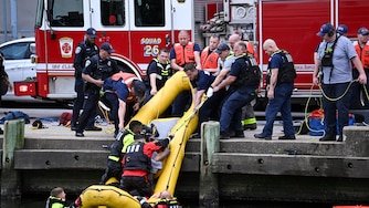 THURSDAY, MAY 28, 2026 - Dozens of fire rescue divers and Baltimore Police officers responded after a person fell into the Inner Harbor off Pratt Street on Thursday.