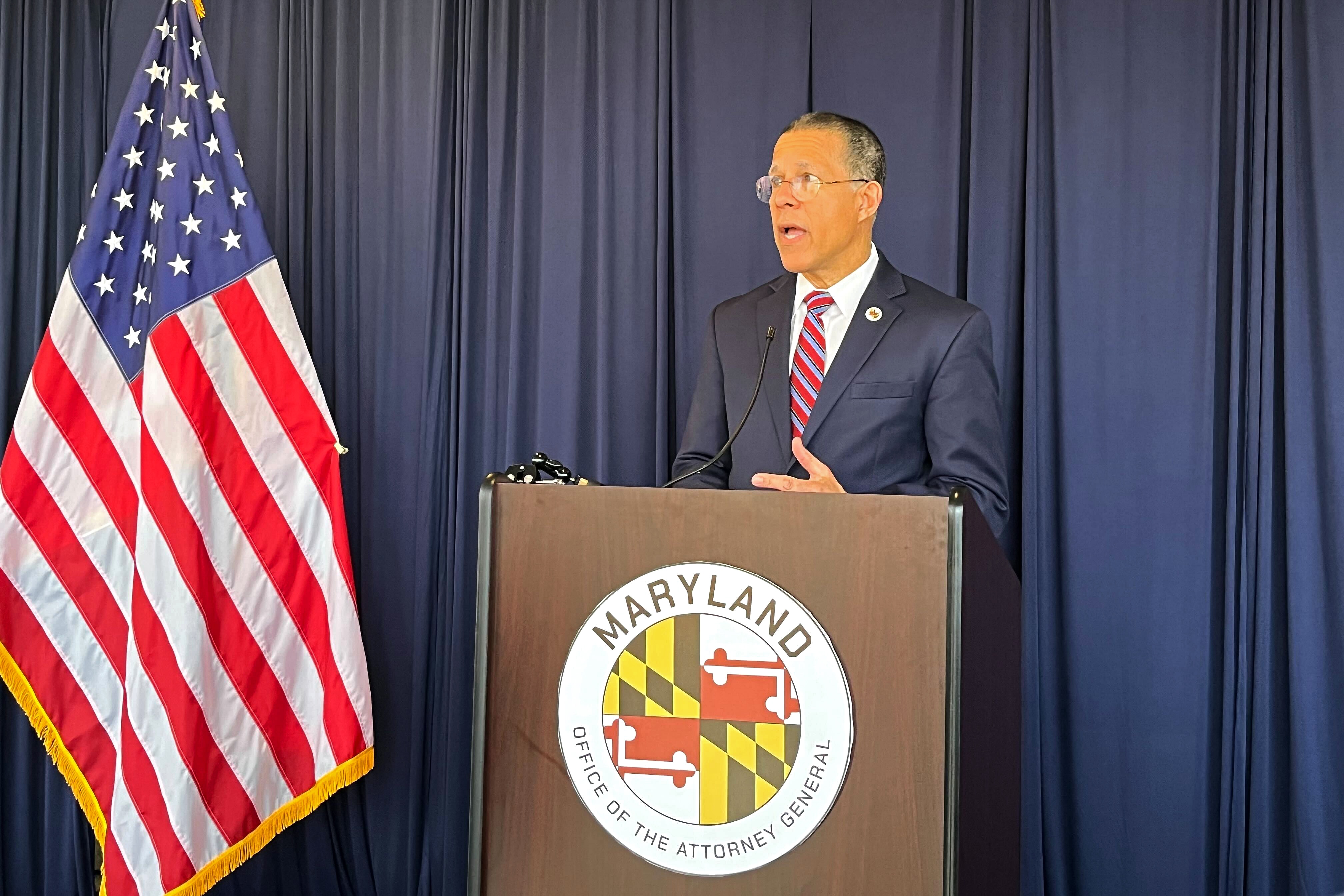 MARCH 10, 2026 - Maryland Attorney Anthony Brown announced Tuesday that the state was suing the U.S. Department of Homeland Security, alleging the agency “stonewalled” the state’s investigation into conditions for immigrants detained at the George H. Fallon Federal Building in Baltimore.