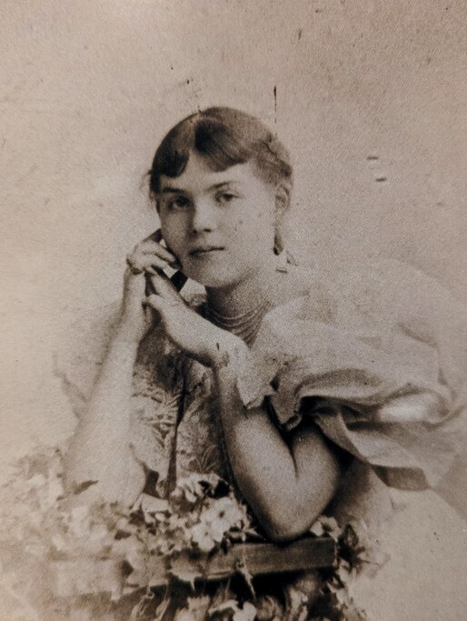 May Brown, at age 13, took over as the official host of events held by her father, Gov. Frank Brown, after the death of her mother in 1895.