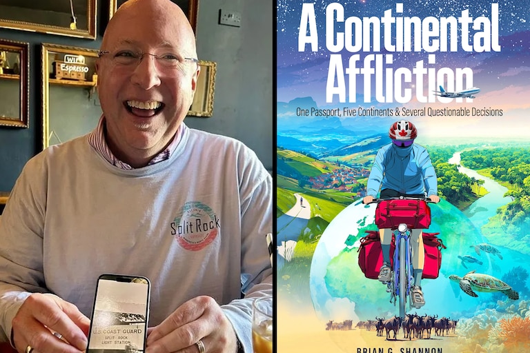 In “A Continental Affliction: One Passport, Five Continents and Several Questionable Decisions,” Brian Shannon — equipped mostly with a backpack and eventually a bicycle — takes the reader through the good, bad and ugly of solo, far-away travel.