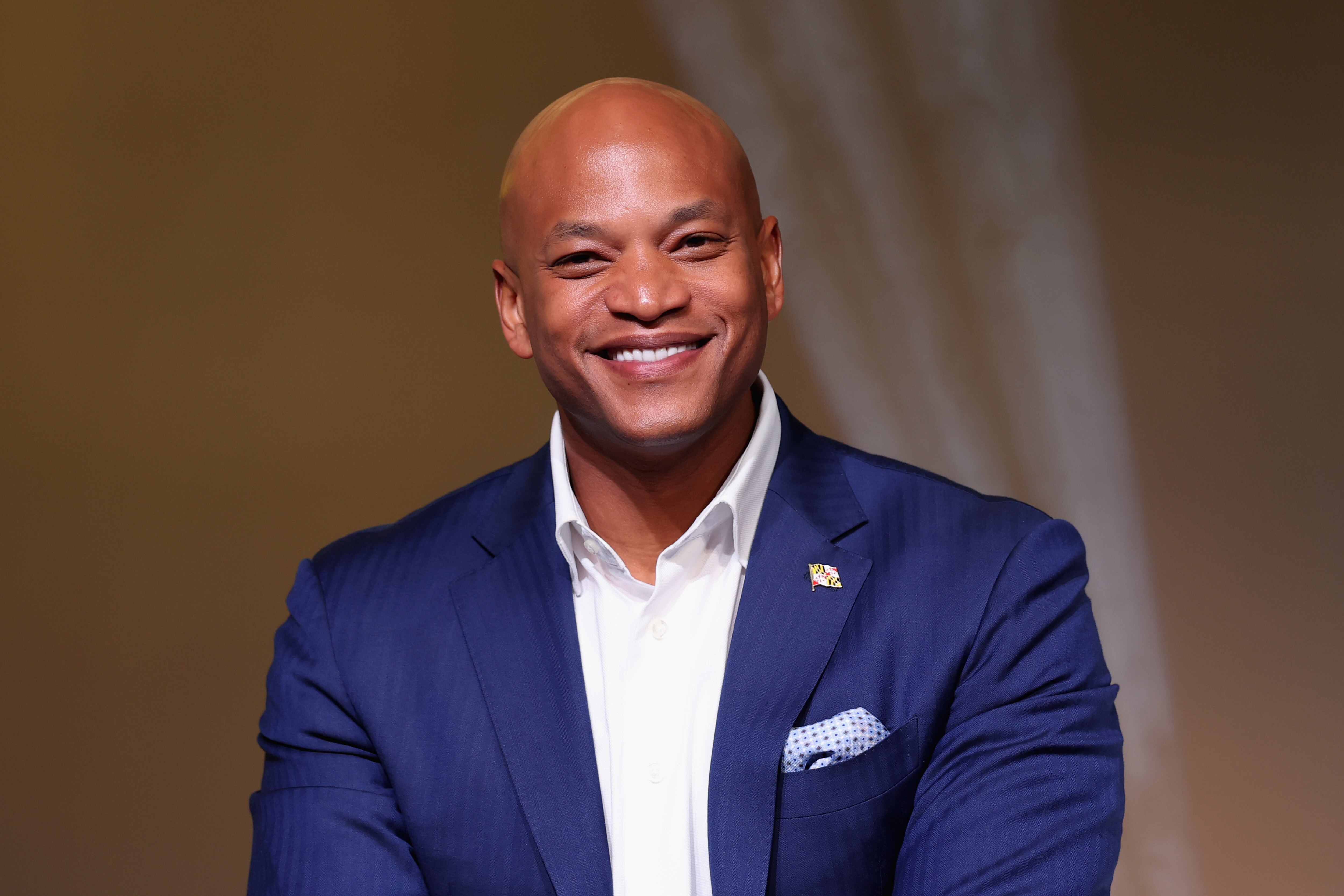 NEW ORLEANS, LOUISIANA - JULY 06: Governor of Maryland Wes Moore speaks onstage during the 2025 ESSENCE Festival Of Culture presented by Coca-Cola - Day 3 at Ernest N. Morial Convention Center on July 06, 2025 in New Orleans, Louisiana.
