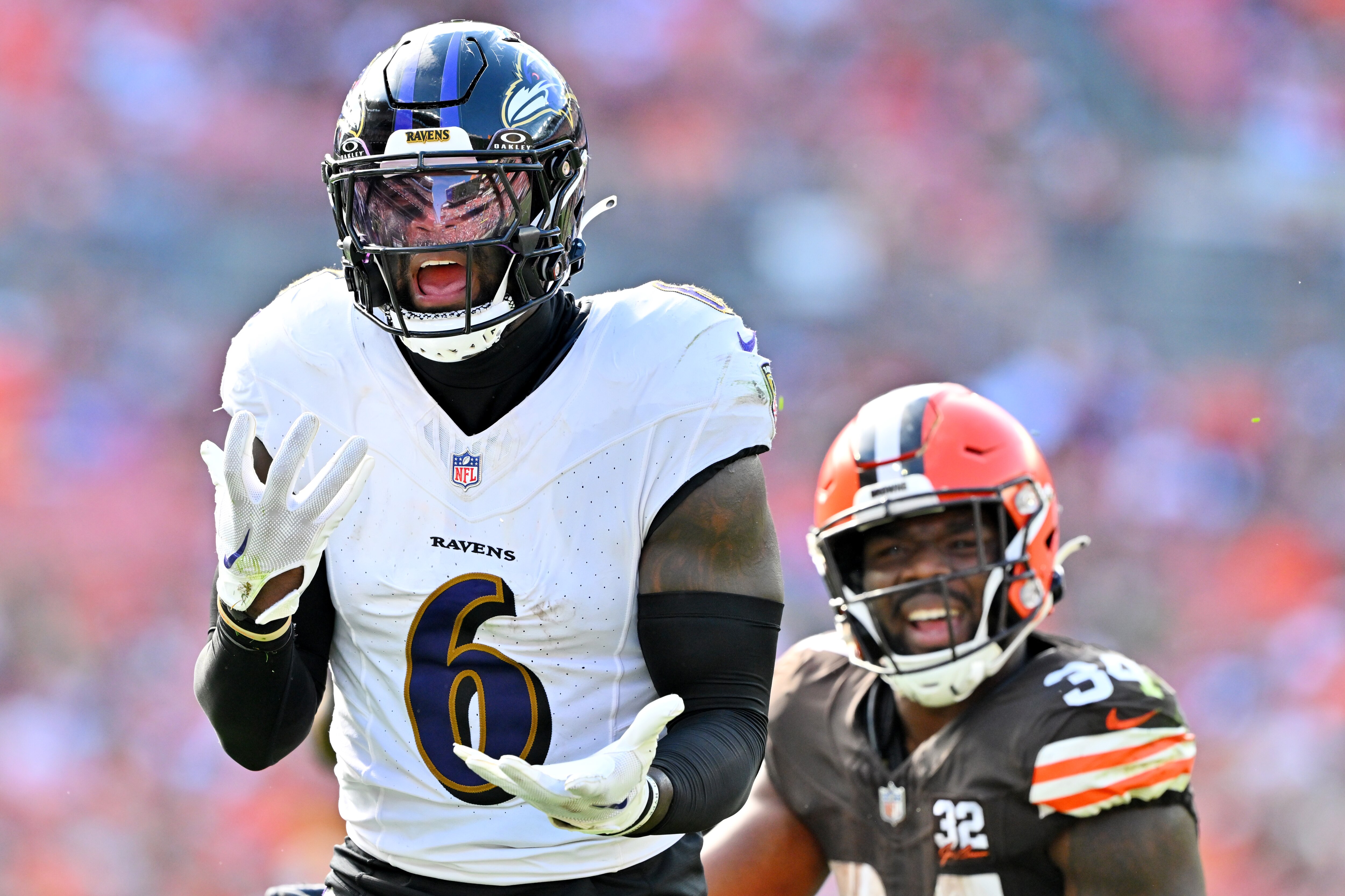 The Ravens' Patrick Queen helped to spoil noted Cleveland Browns fan LeBron James' day last week.