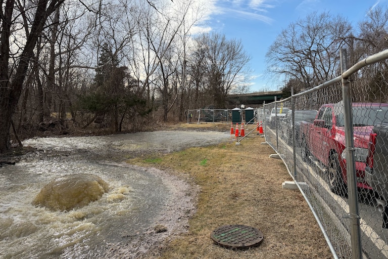 A section of the 54-mile Potomac Interceptor, which runs along the Clara Barton Parkway near Interstate 49, collapsed earlier this week.
The Interceptor handles up to 60 million gallons of wastewater a day, moving it from parts of Virginia and Maryland to the Blue Plains Advanced Wastewater Treatment Plant in Washington, D.C.