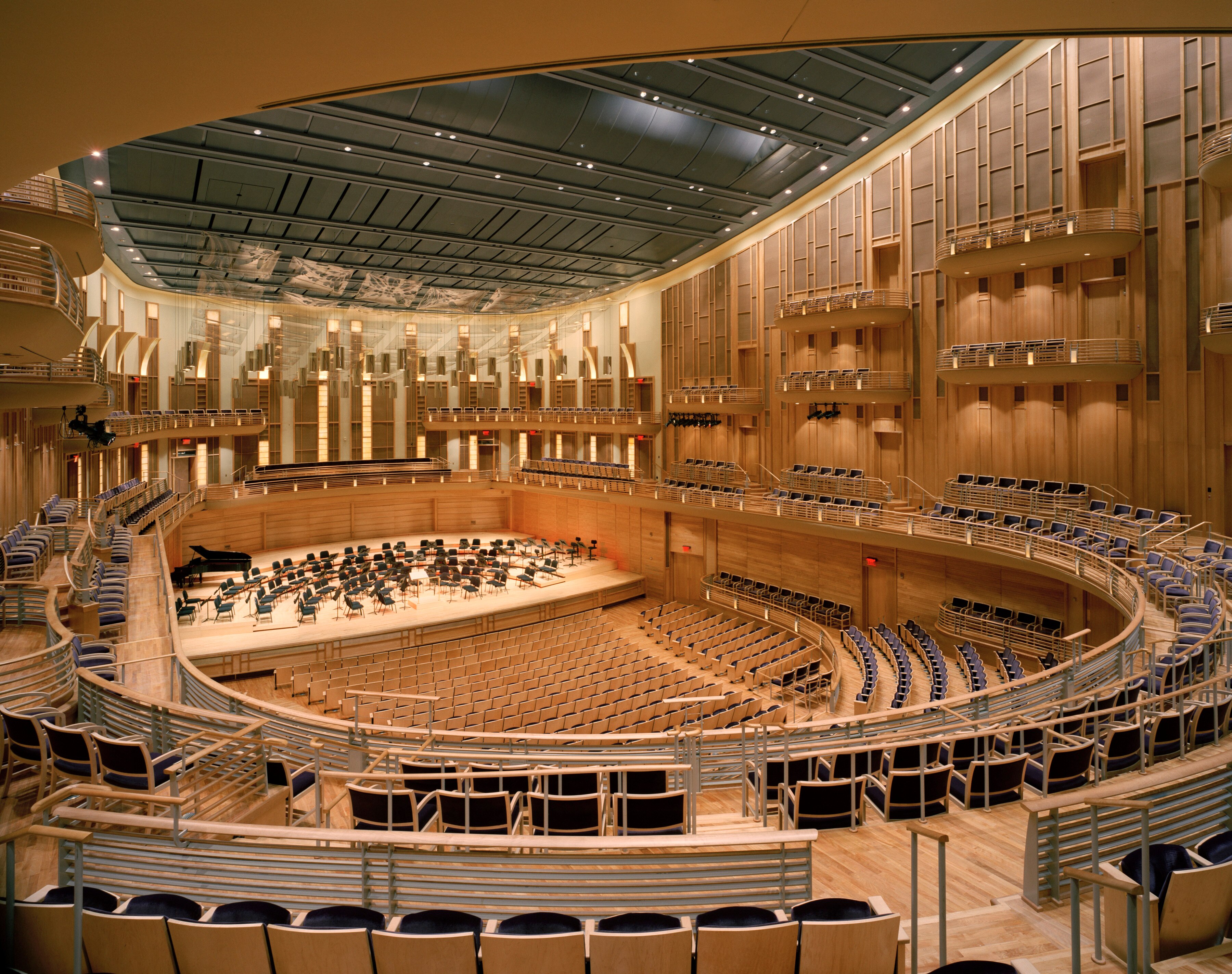 The interior of the Music Center at Strathmore. The venue will host the debut show from its in-house jazz orchestra on Feb. 13.