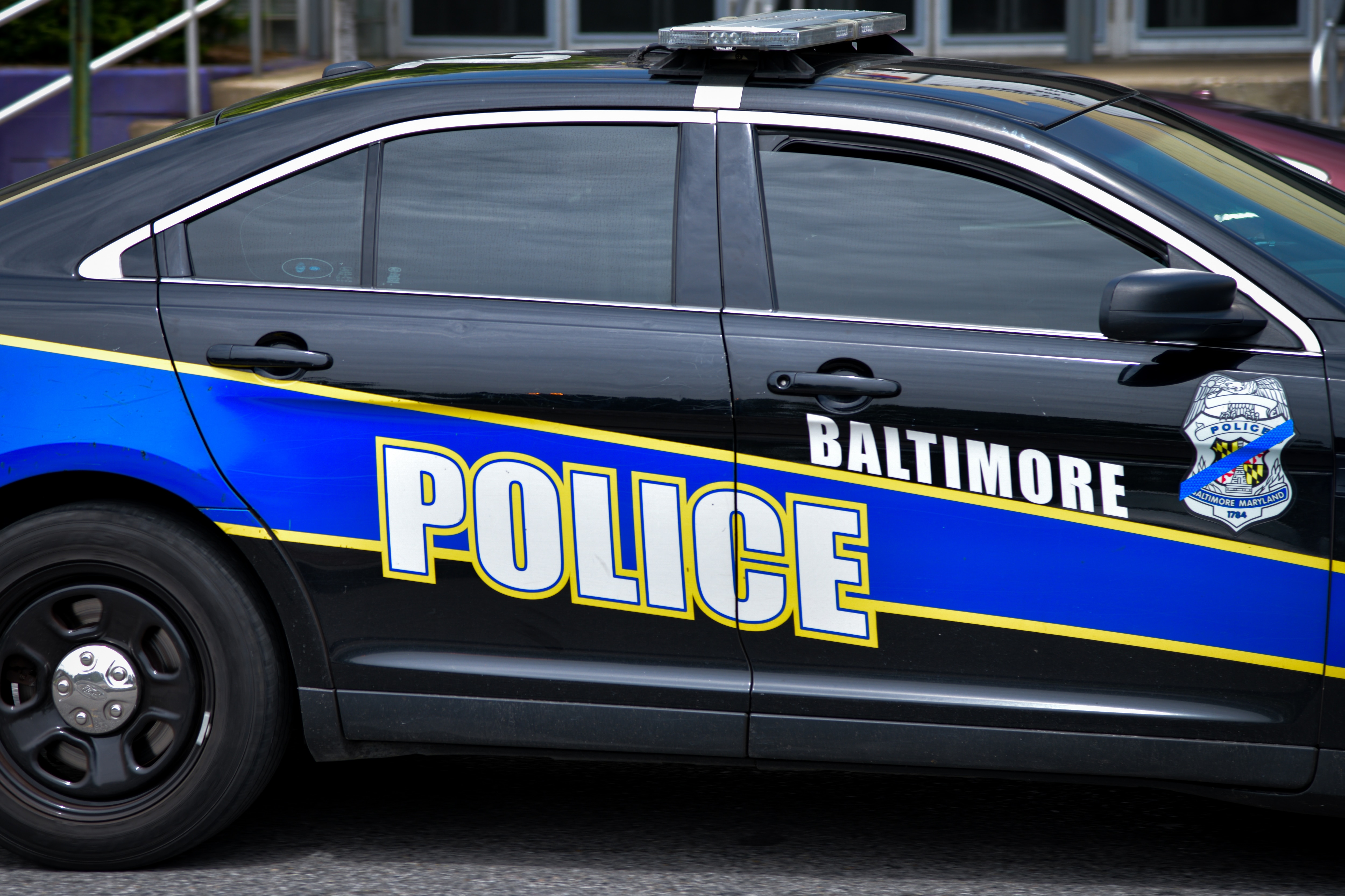 A Baltimore Police car.