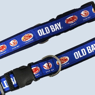 Old Bay dog collar