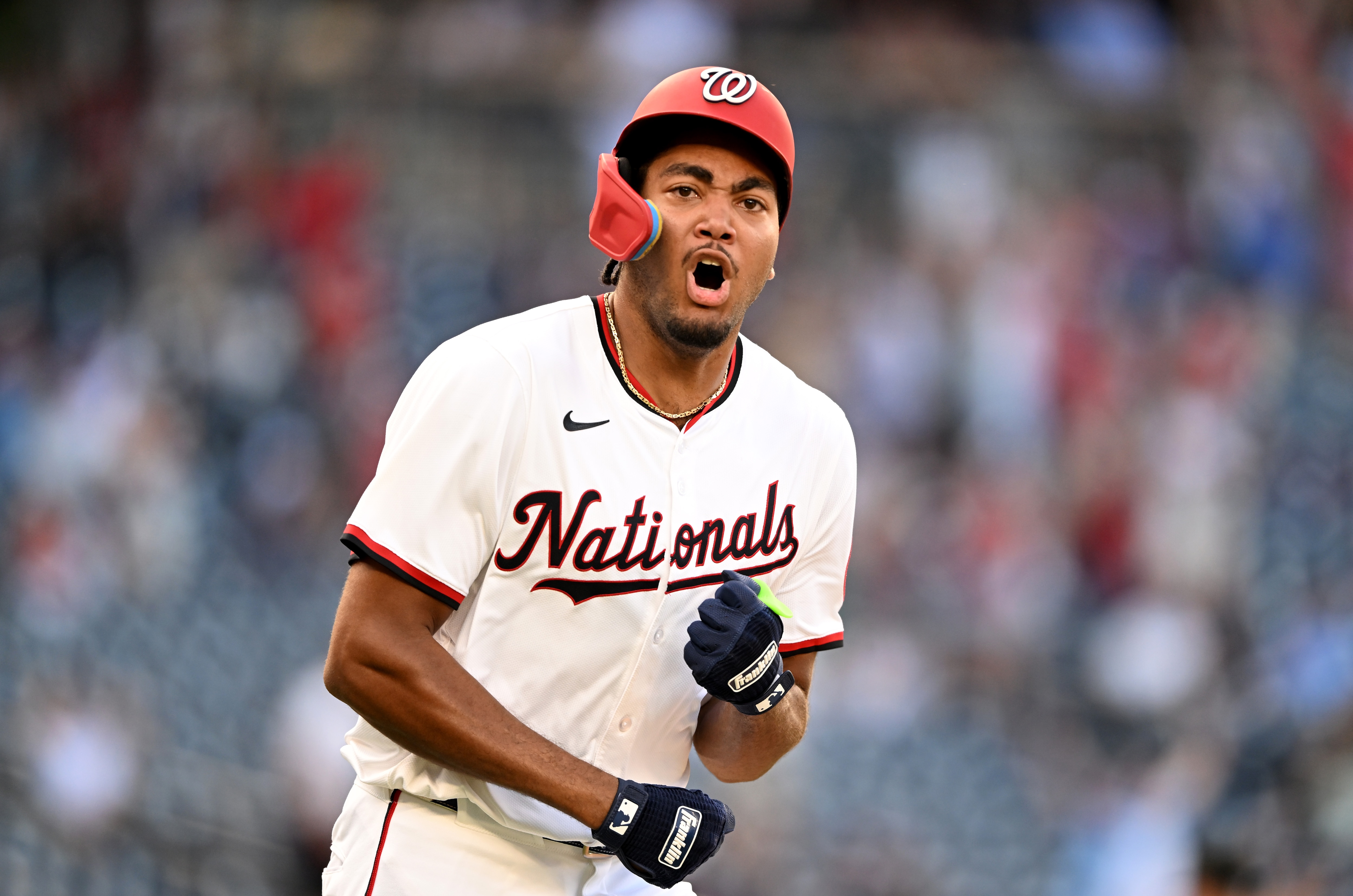 The Nationals acquired James Wood in the 2022 trade that sent Juan Soto to San Diego.