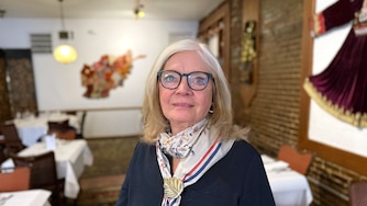 The Helmand, an iconic Afghan restaurant, celebrated 37 years in Baltimore this month. Pat Karzai is leading the restaurant into a new era following the passing of her husband Qayum Karzai two years ago. Pat Karzai gives a tour of The Helmand in October, 2026.
