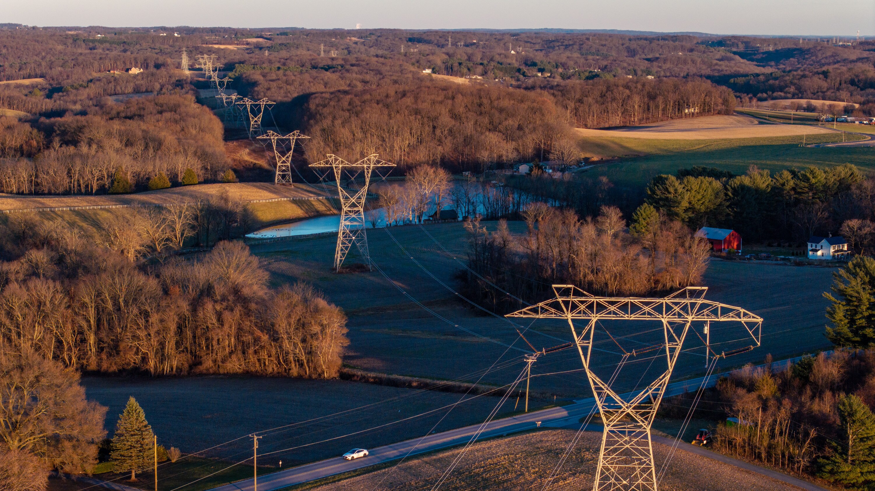 The proposed Maryland Piedmont Reliability Project path would see the controversial power line cut through farms and other preserved land in Baltimore, Carroll and Frederick counties.