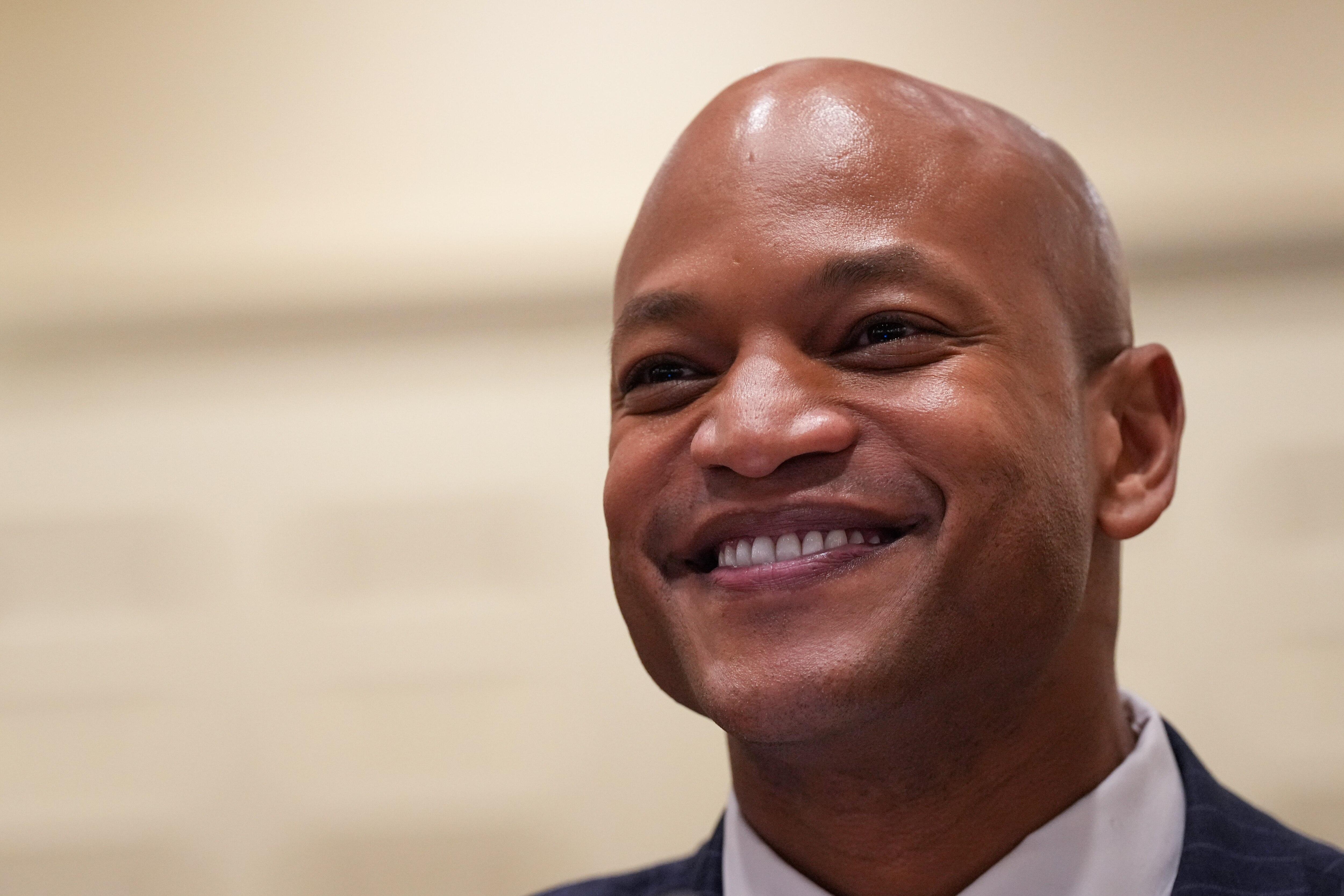 Maryland Gov. Wes Moore testifies in favor of the Keep Our Heroes Home Act on 2/16/23 during a meeting of the House Ways and Means committee in Annapolis.