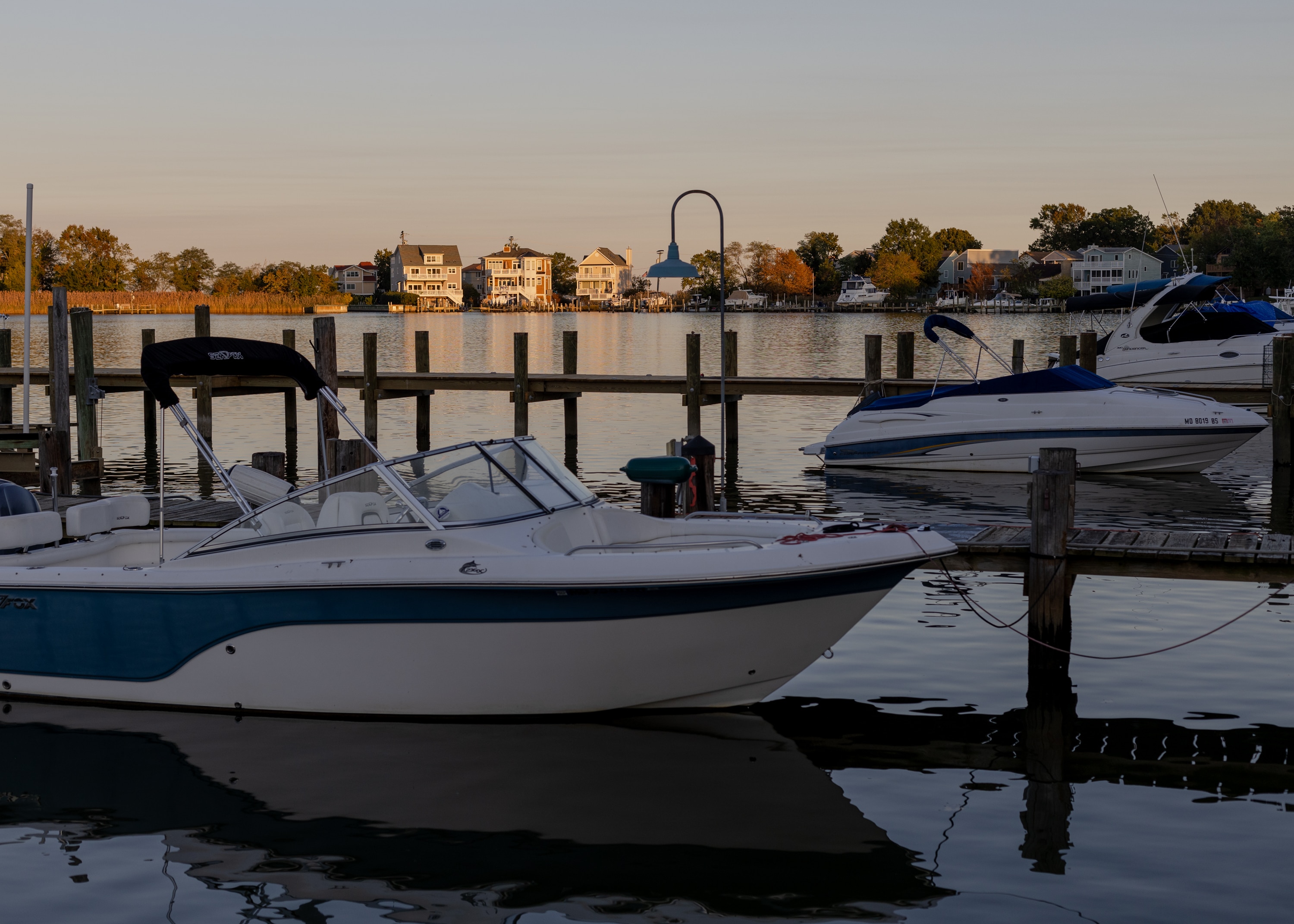 The Oyster Harbor private dock overlooks Oyster Creek, which runs into the Chesapeake Bay. The state’s attorney for Anne Arundel County has moved the theft case against the former president of the Oyster Harbor Citizens Association from general court to circuit court.