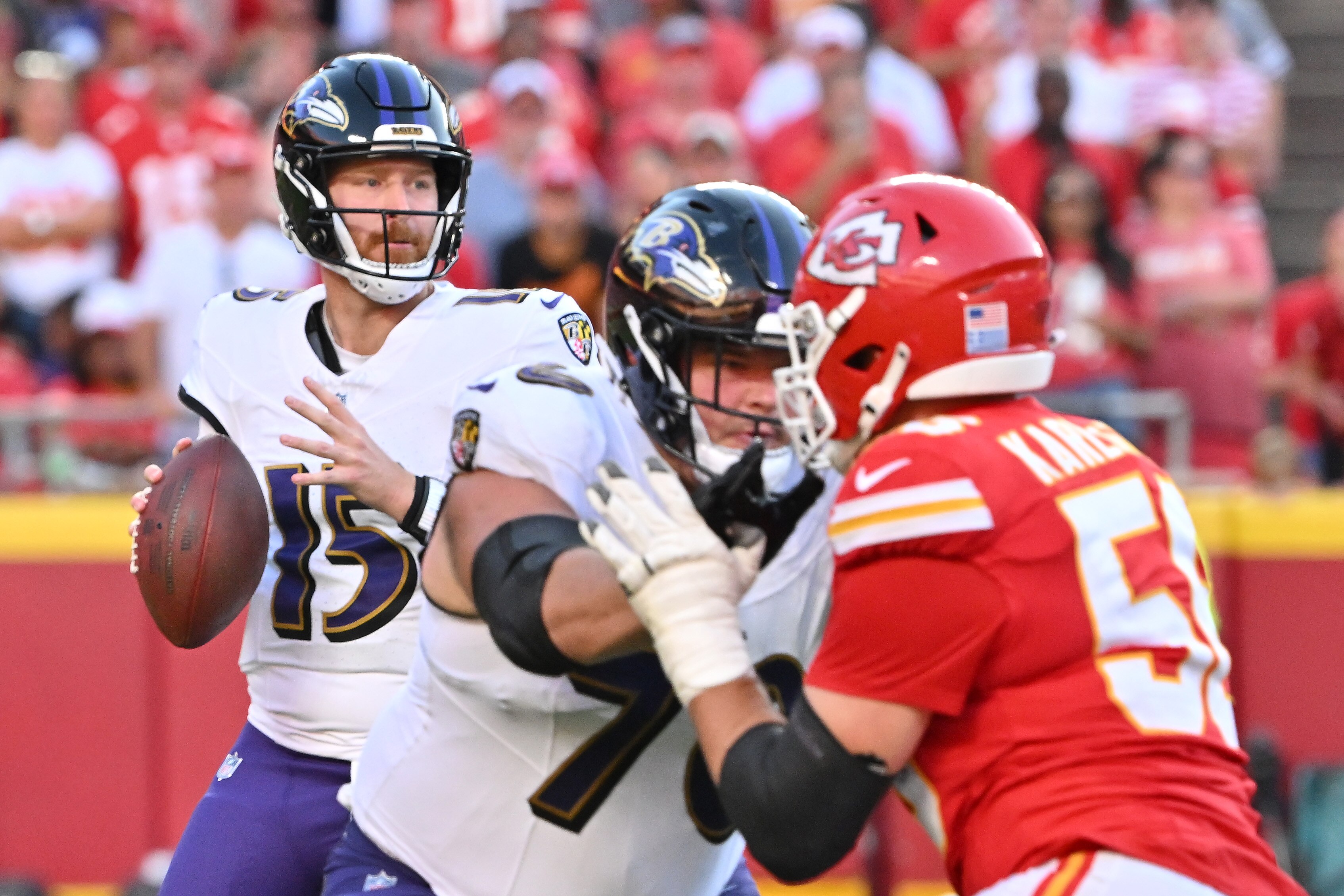 Ravens quarterback Cooper Rush has thrown 20 touchdown passes and 10 interceptions in 40 NFL games.