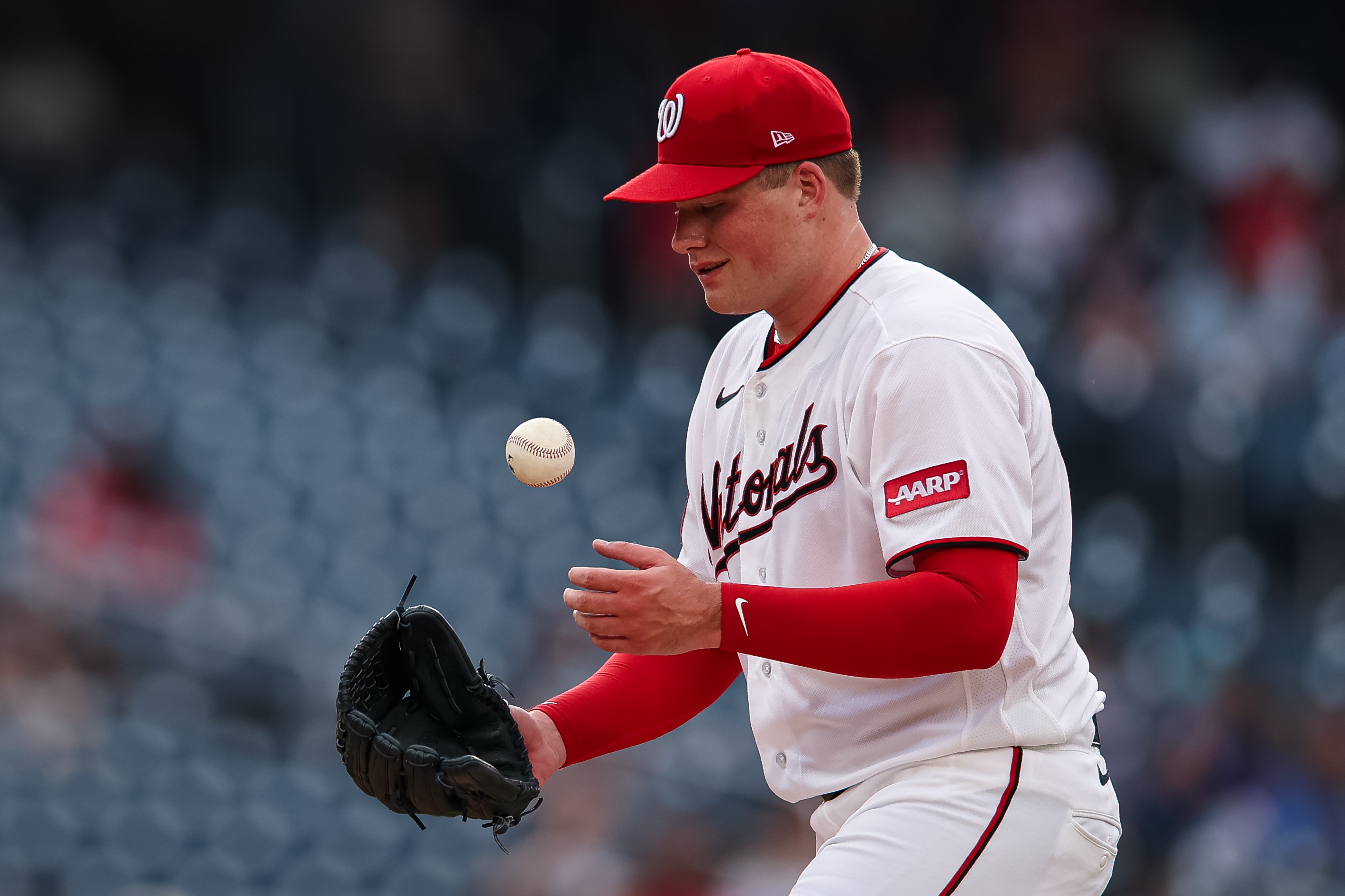 Jackson Kent began his major league career by pitching four innings Wednesday night, allowing three runs, three hits and five walks.
