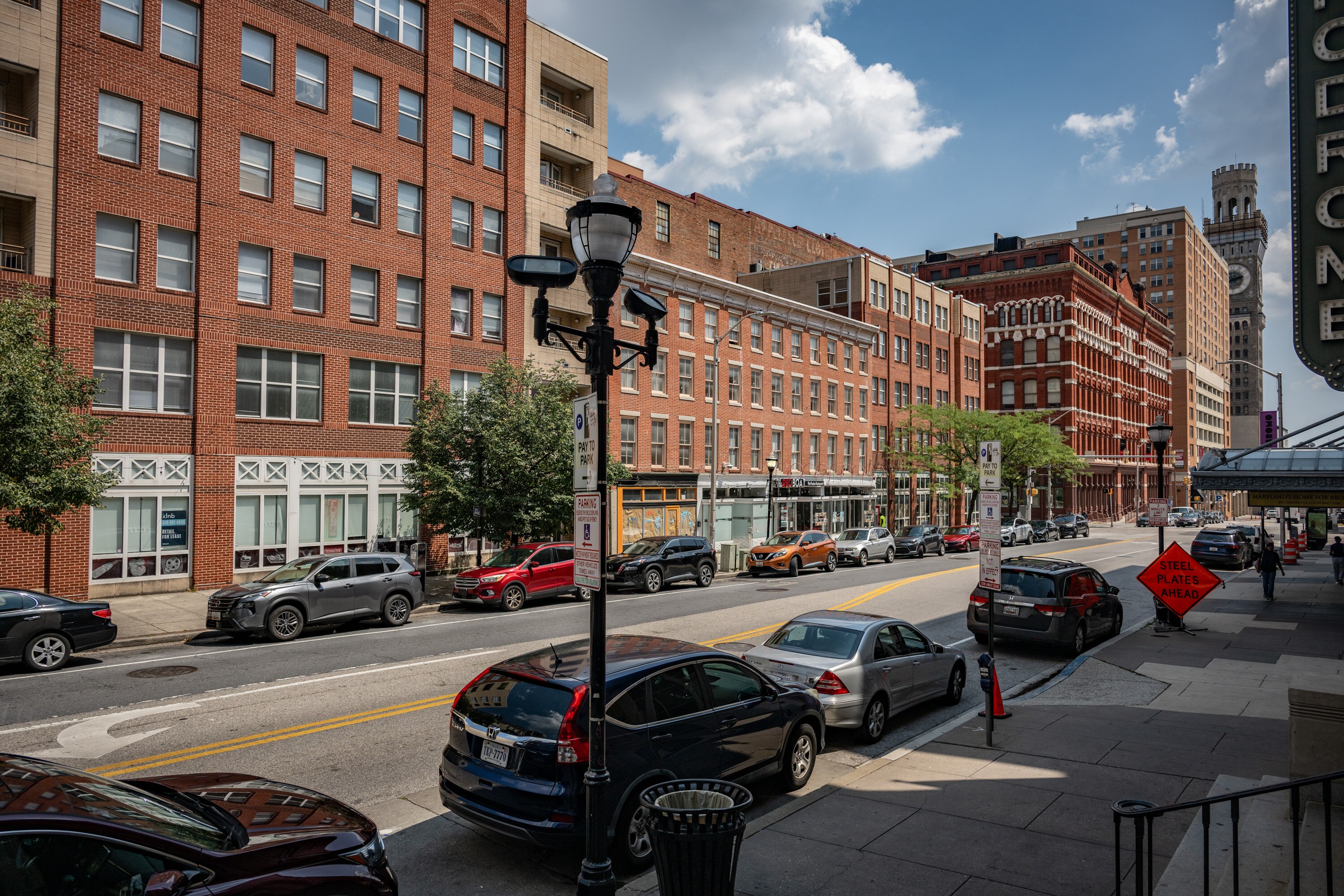 The unit block of North Eutaw Street is amongst homes affected by the erroneous clearance of toxic lead paint risk.