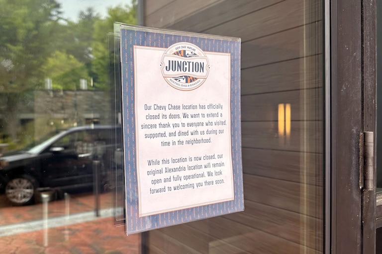 The restaurant shared a notice on social media and its front doors announcing the closure.