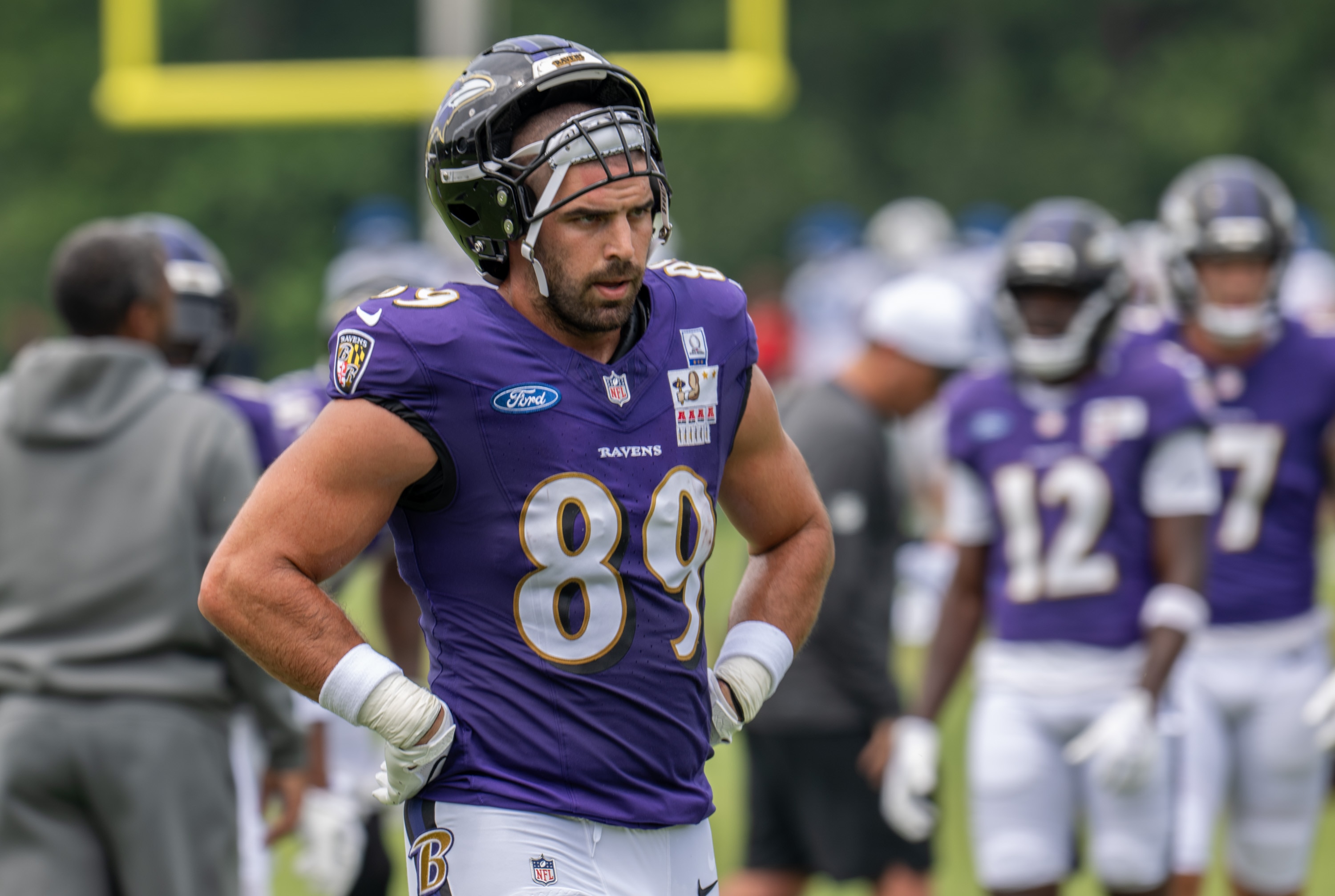 Ravens tight end Mark Andrews responded to a quote falsely attributed to him posted on X.
