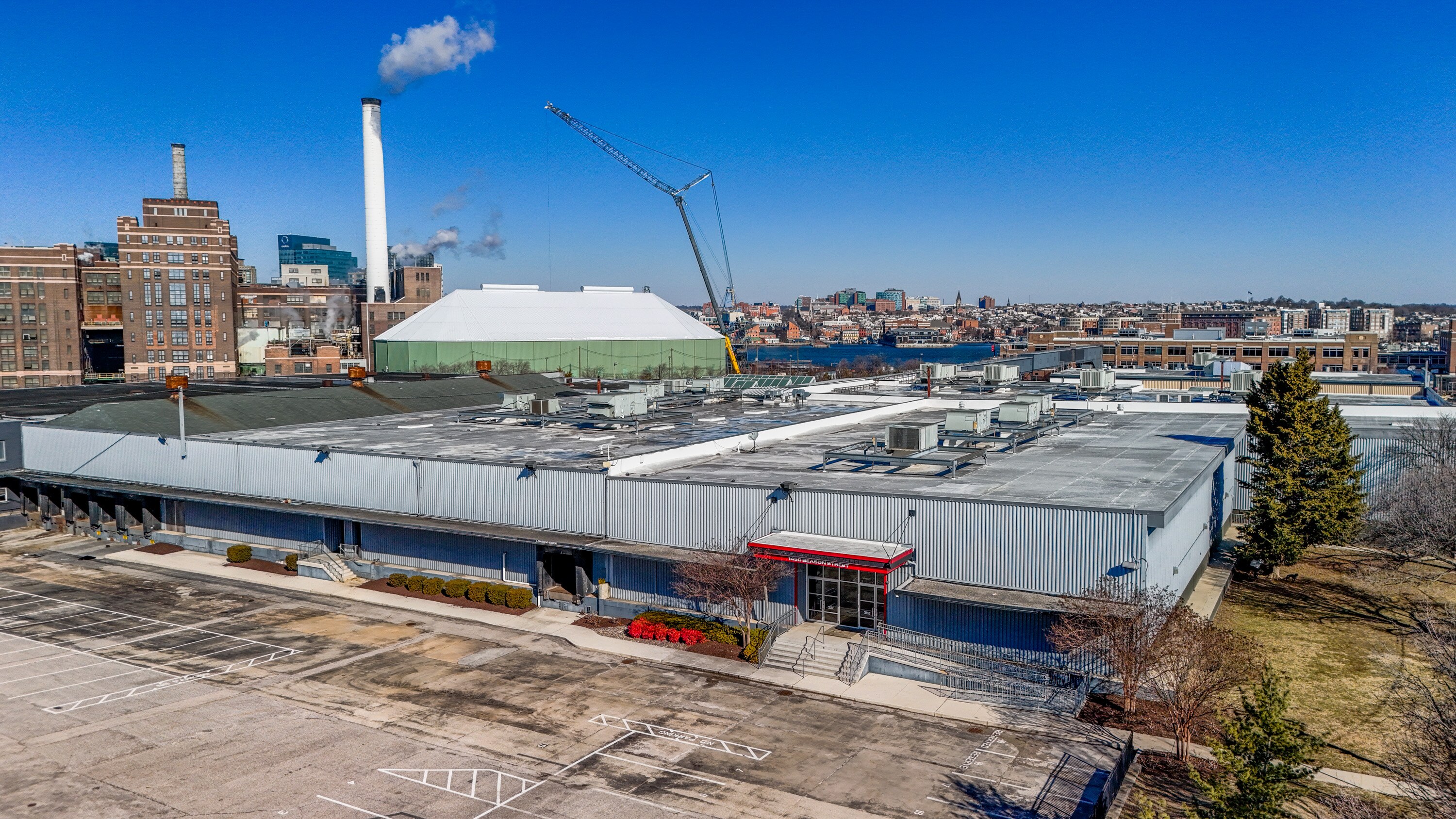 The former Under Armour warehouse at 1450 Beason Street is known as the "Cheer Building."