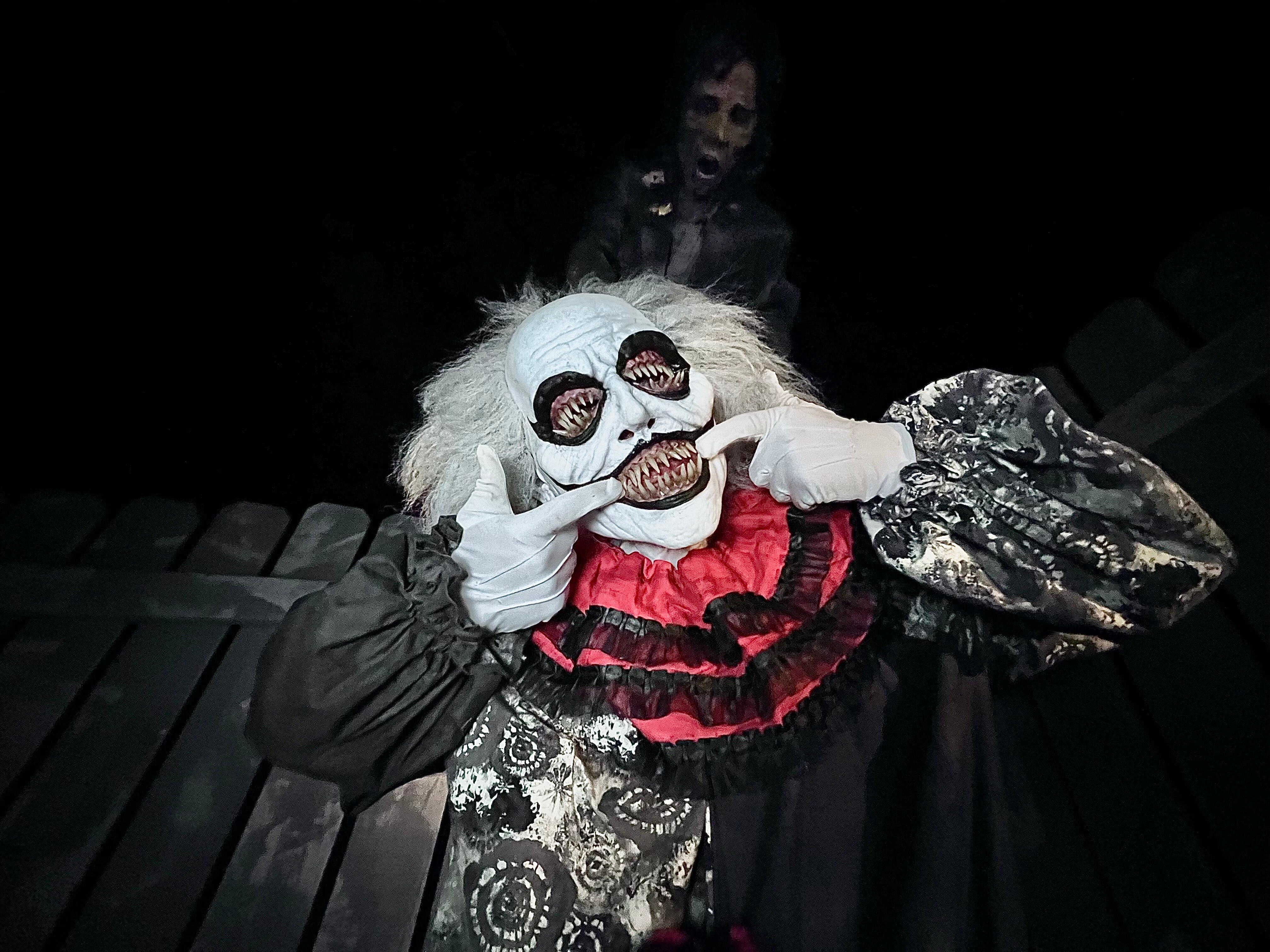 Leech Woods in Damascus is debuting a new attraction this season: Clown Carnage. Guests take a 10-minute walk through a trail of clowns, if they dare.