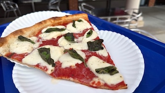 The slices from Vito's Pizza are worth the trip to Timonium. And besides, you need to go to Aldi anyway.