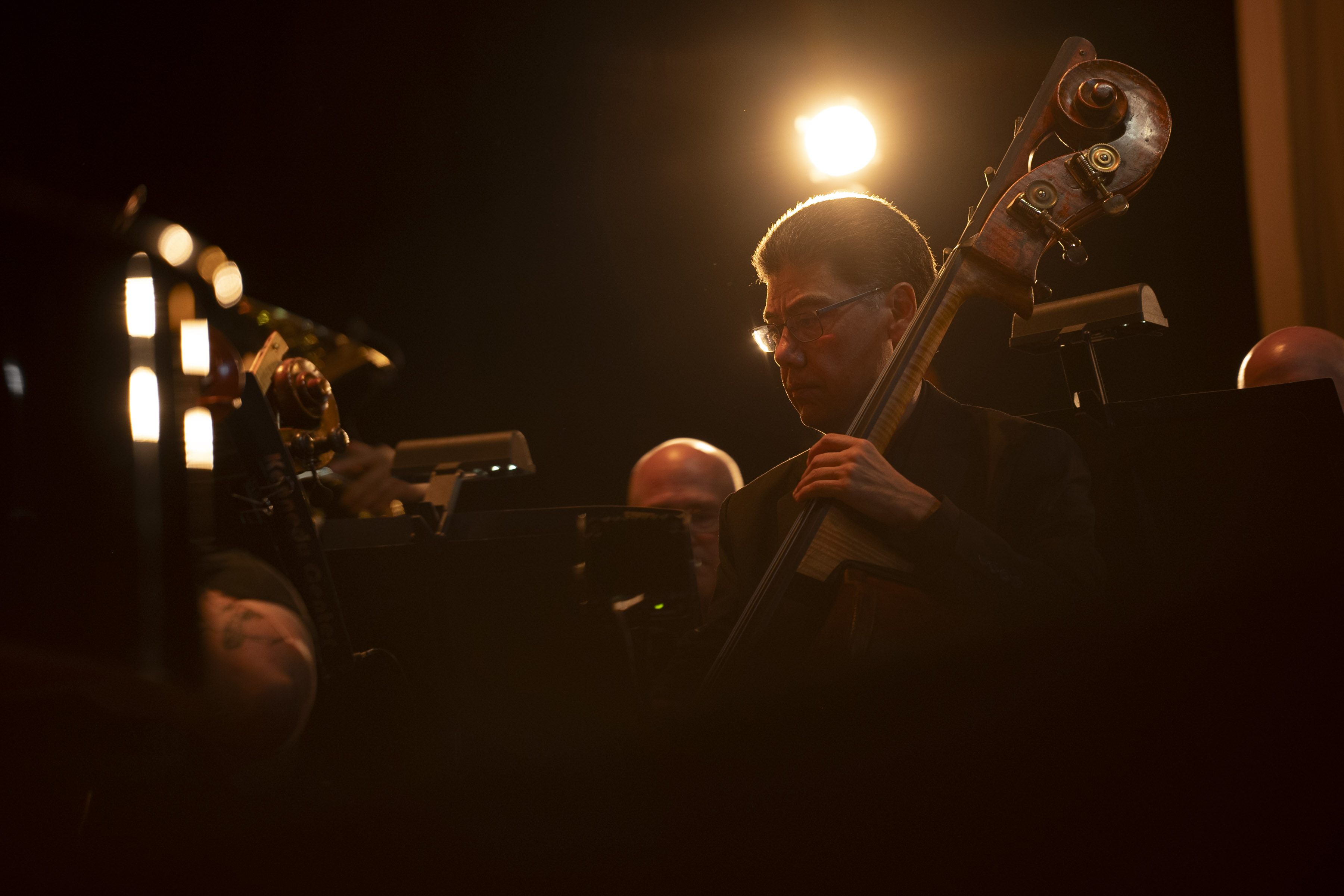 The Kennedy Center Orchestra performs with Laufey as the headliner for the first day of the All Things Go music festival at Merriweather Post Pavilion on Saturday, Sept. 28, 2024.