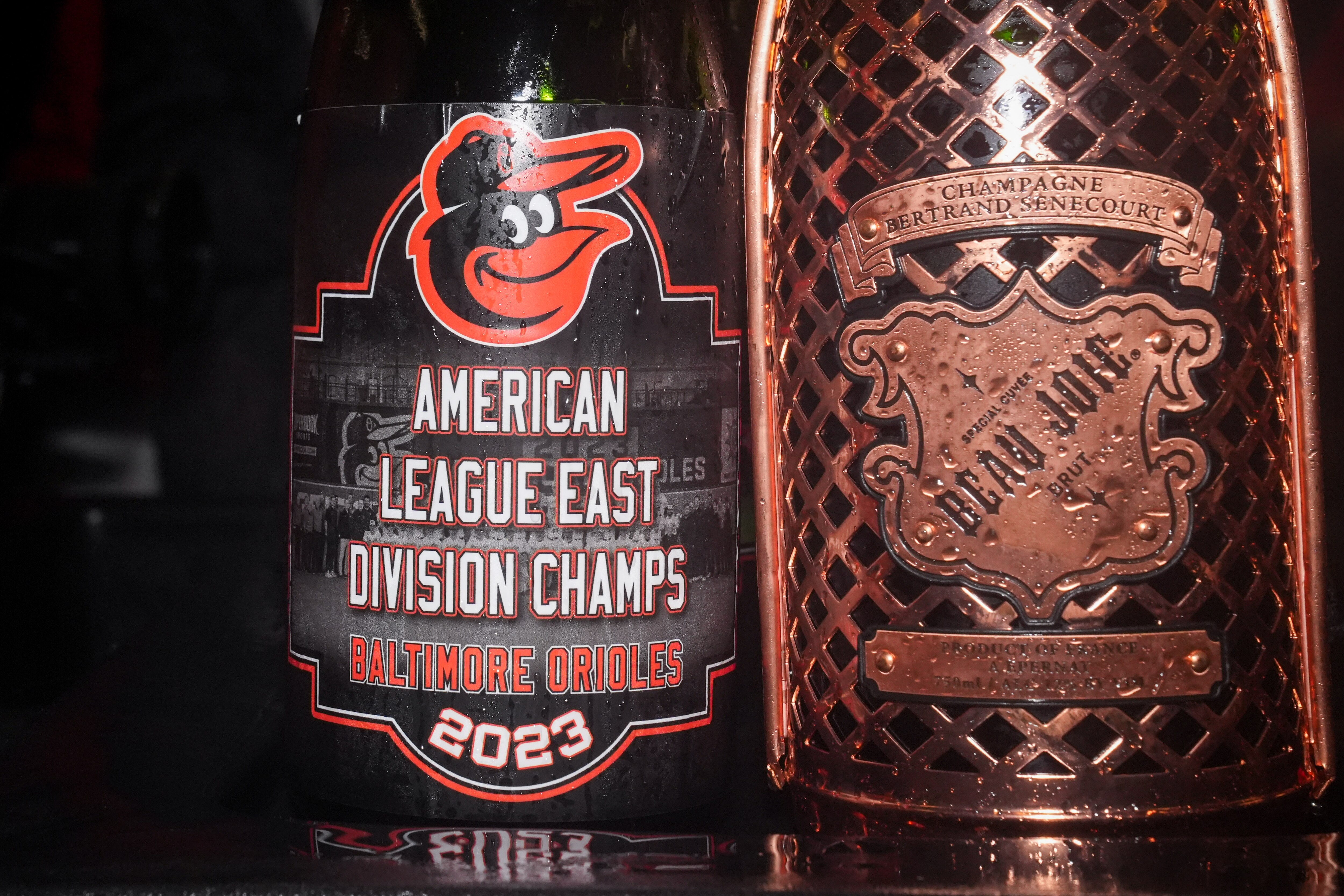 The Orioles are close to a champagne celebration.