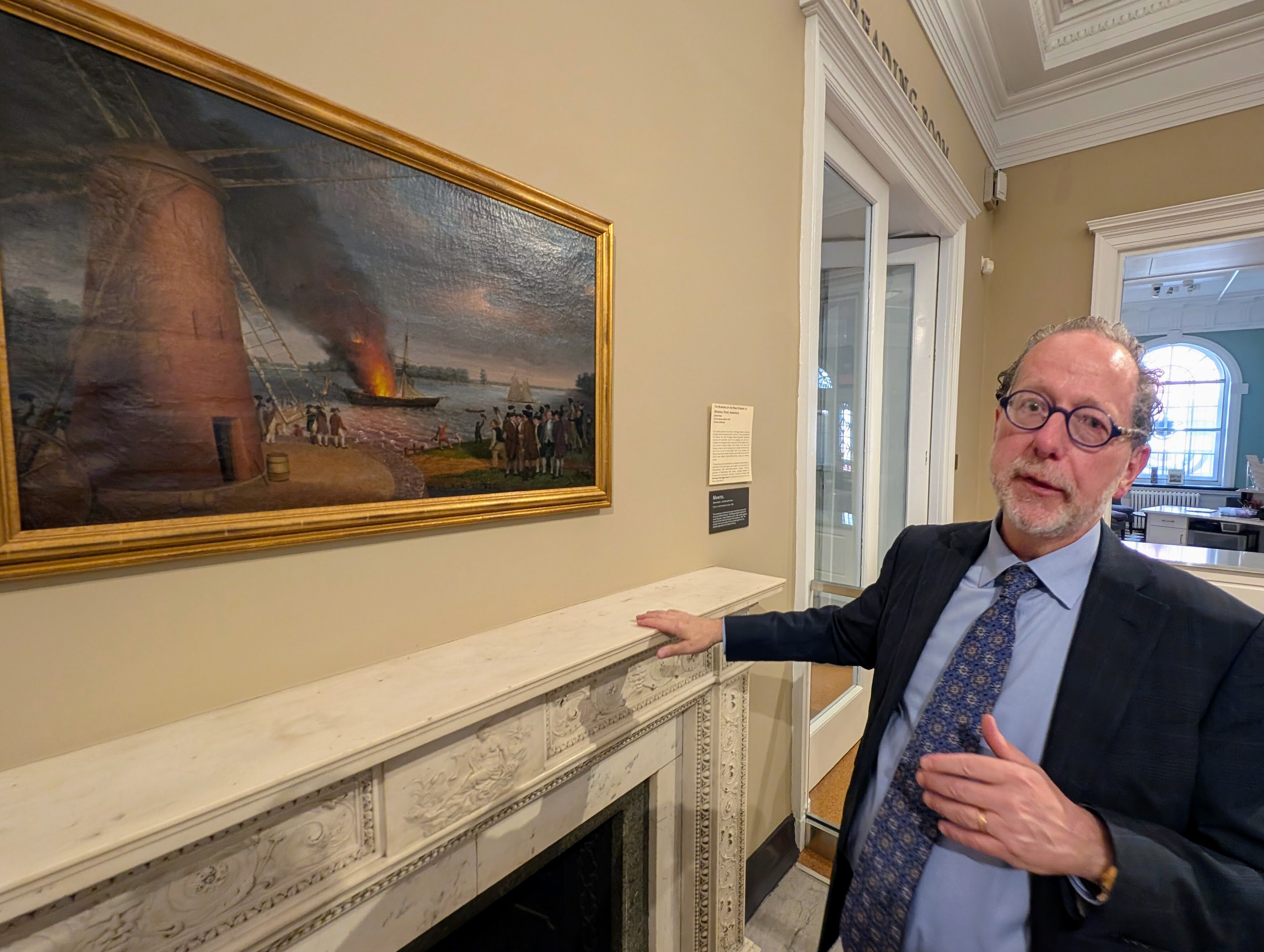 "The Burning of the Peggy Stewart" by James Peale has resurfaced, more than 175 years after it was last documented. Peale was living in Annapolis at the time of the Revolutionary act in 1775.