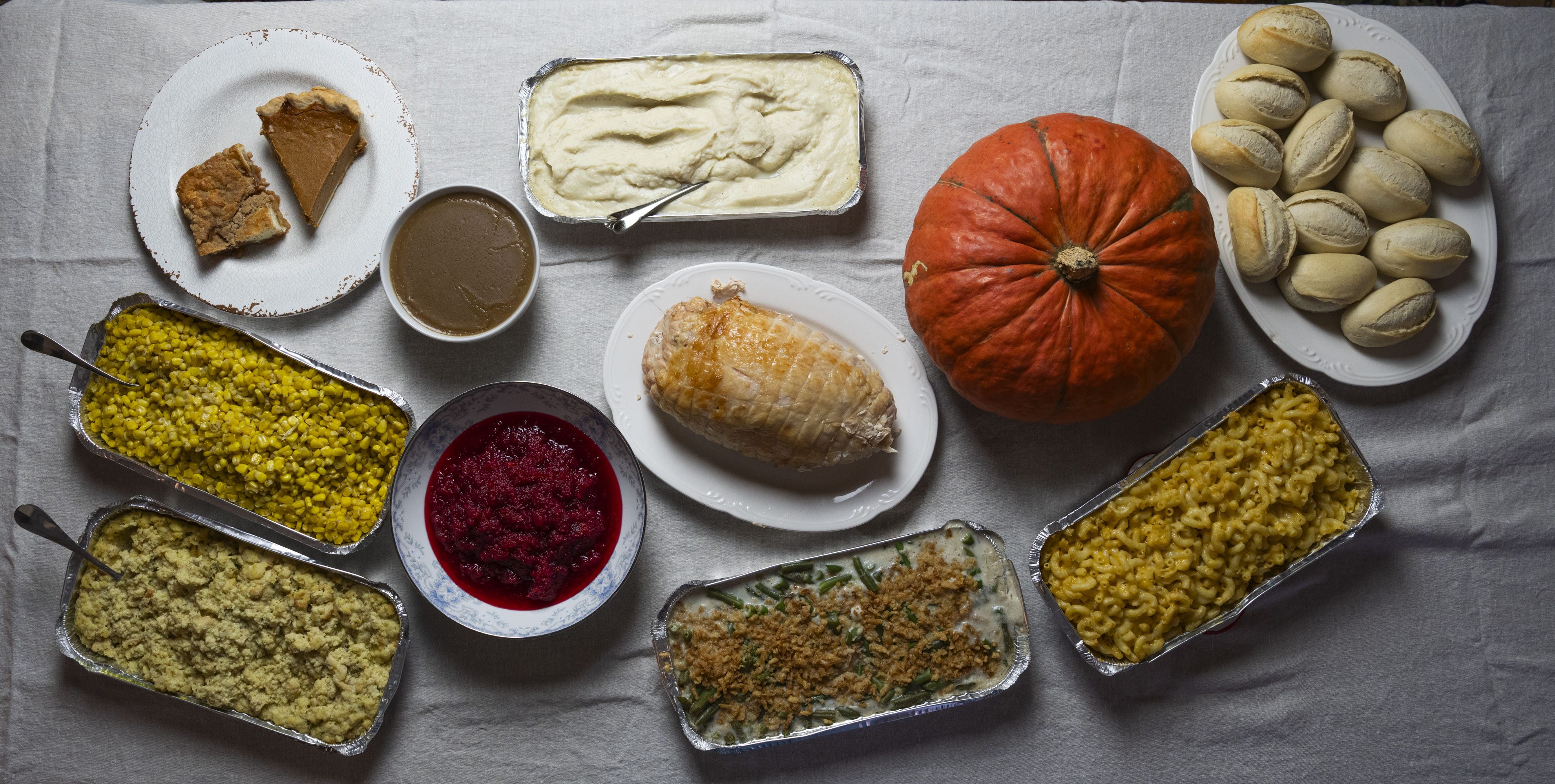 Costco's Thanksgiving in a Box spread is on sale for $200.