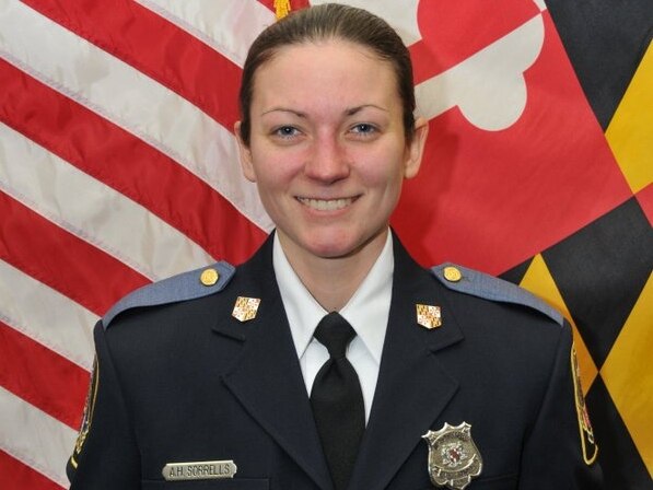Officer Amy Sorrells Caprio served with the Baltimore County Police Department for three years. She was killed in the line of duty in 2018.