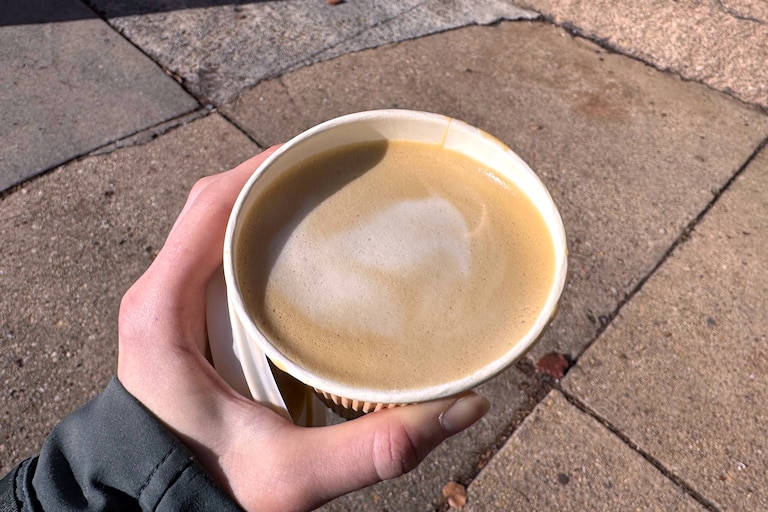 Cardamom and oat milk lattes are a favorite at Sophomore Coffee.