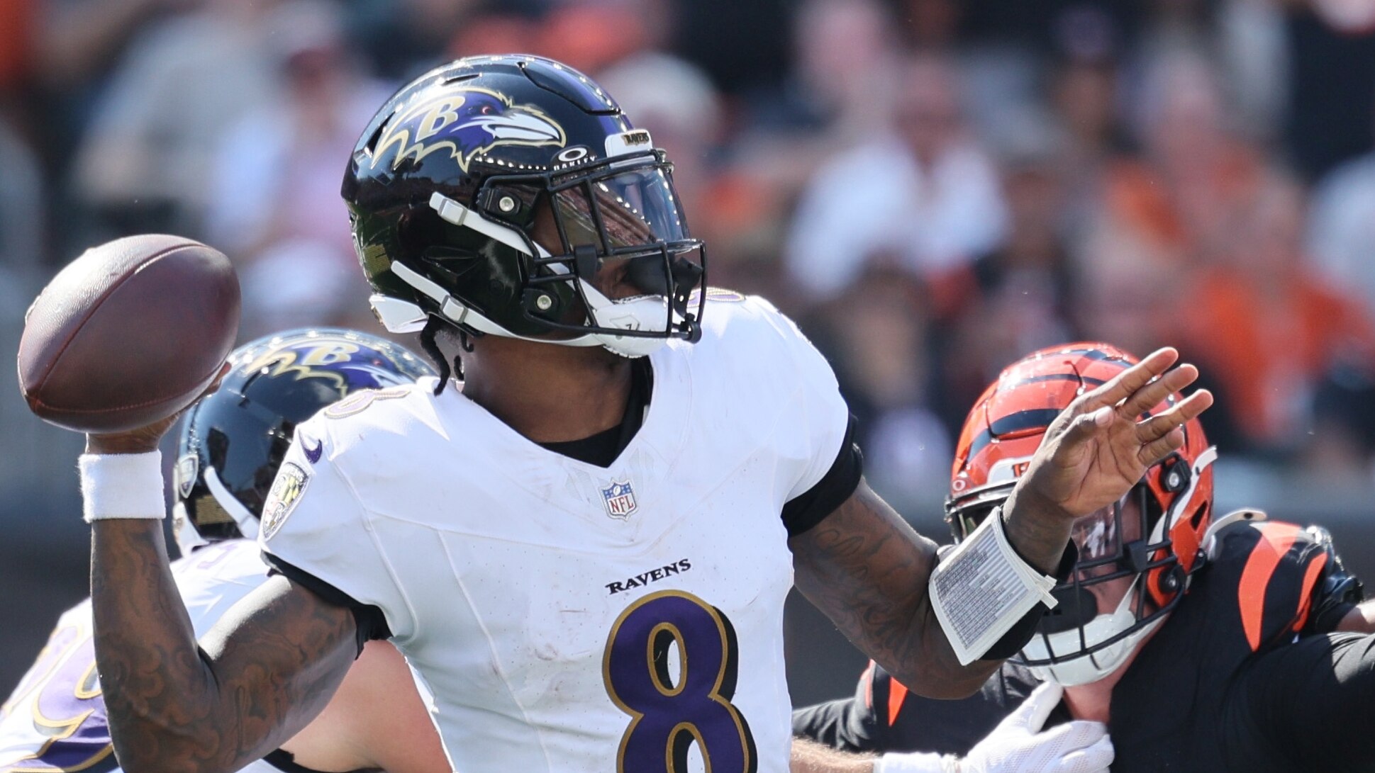 “Just let us play,” Lamar Jackson said. “Let the guys do the talking; you all just be the fans.”