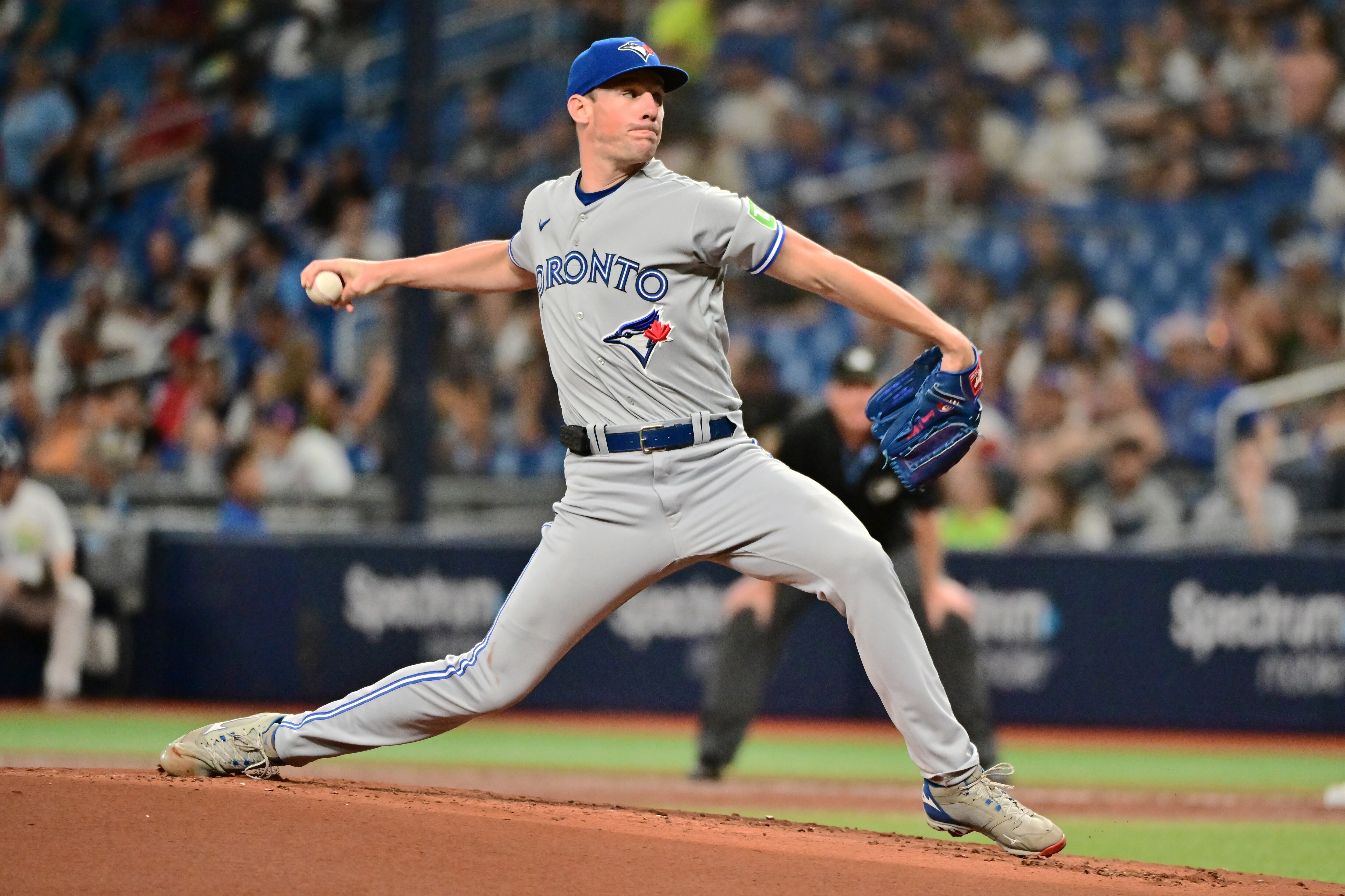 Chris Bassitt struck out eight in 6 2/3 innings to get the win as the Blue Jays beat the Rays 6-2.