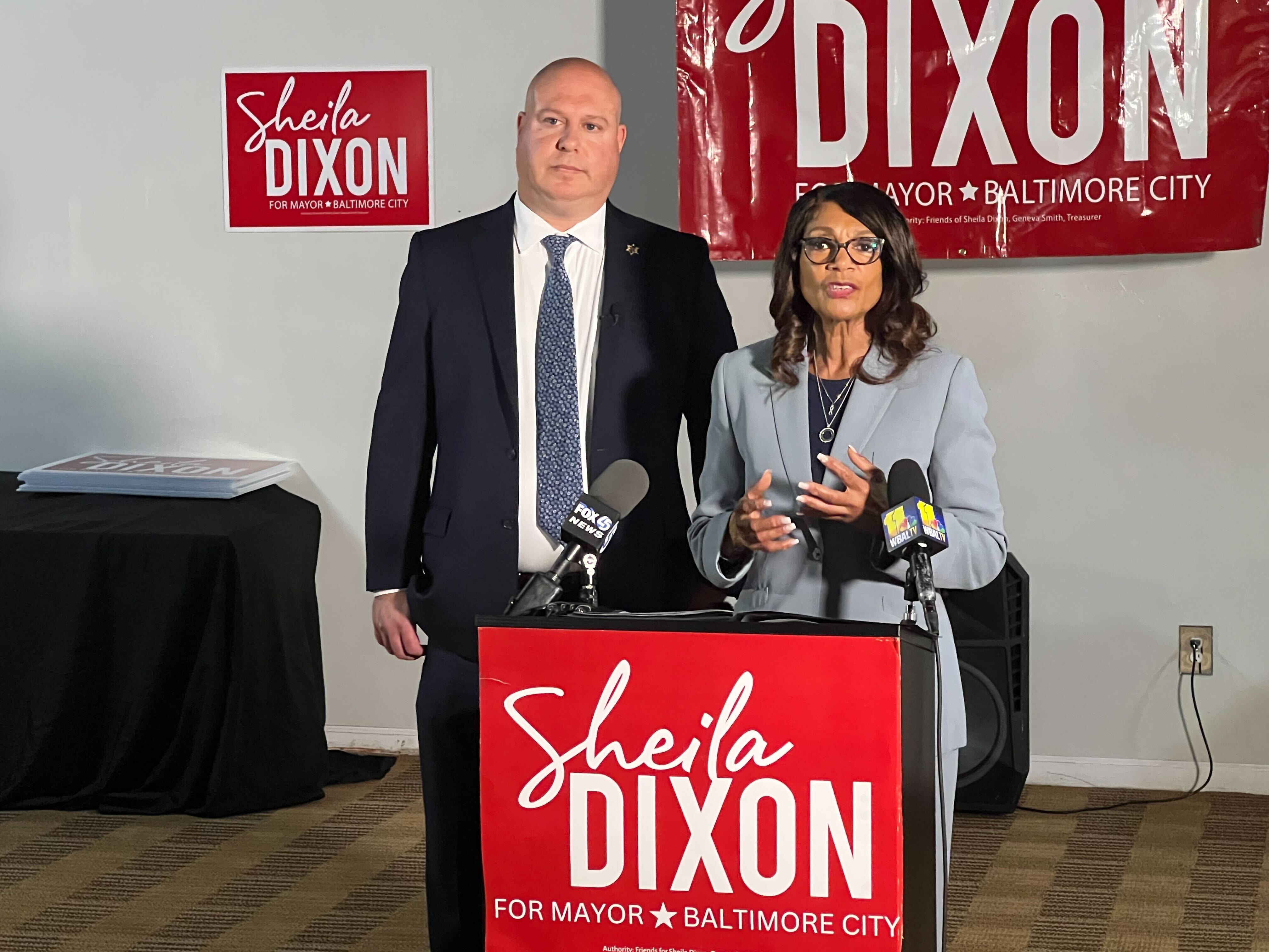 Baltimore Sheriff Sam Cogen endorsed former mayor Sheila Dixon, saying the administration of Brandon Scott has been dysfunctional and tying his hands