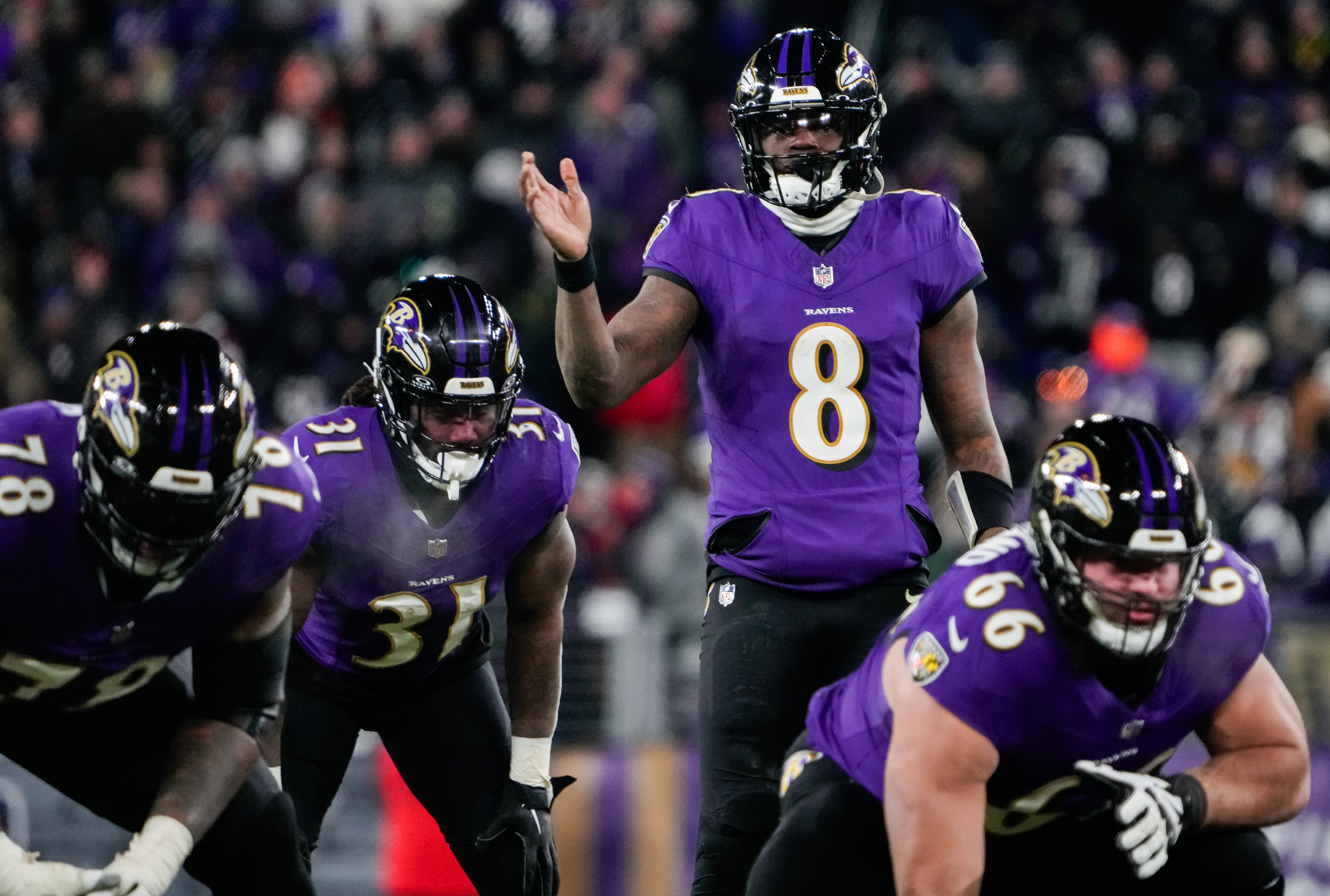 The Ravens host the AFC championship game for the first time Sunday against the Kansas City Chiefs.