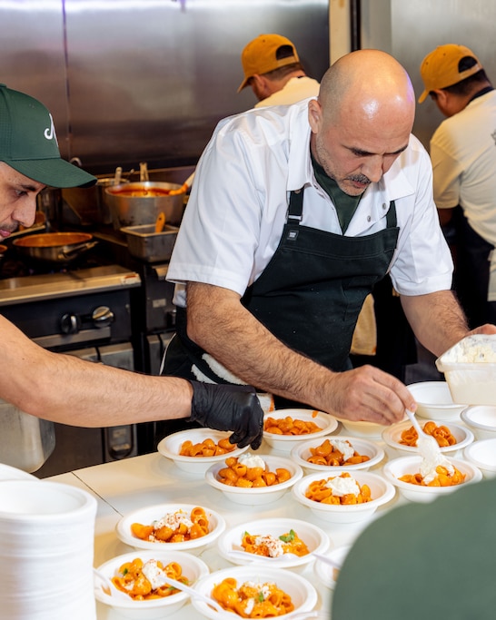 Chef Aris Tsekouras of the upcoming Italian restaurant Maurizio’s, is also executive chef of Melina and Boubolina in North Bethesda.