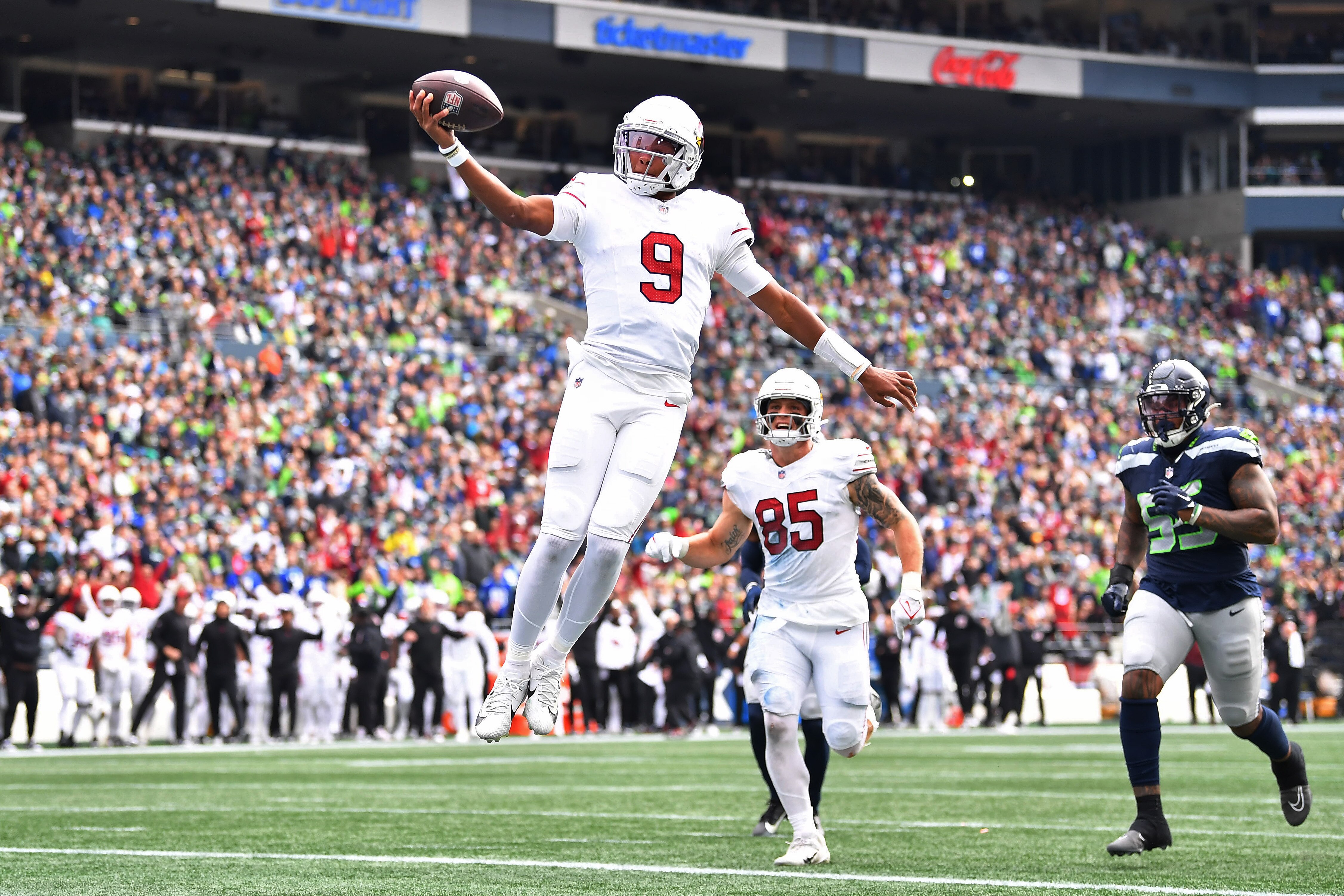 Cardinals quarterback Joshua Dobbs is a threat when he runs, but his passing success rate ranks low.