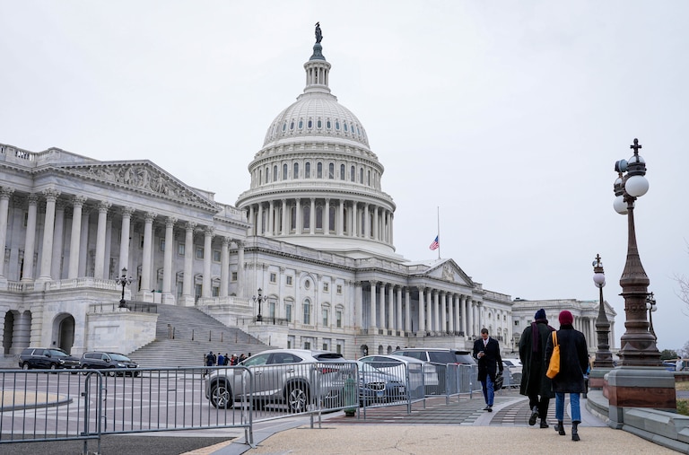 The U.S. Capitol building in Washington, D.C. on Friday, January 3, 2025.