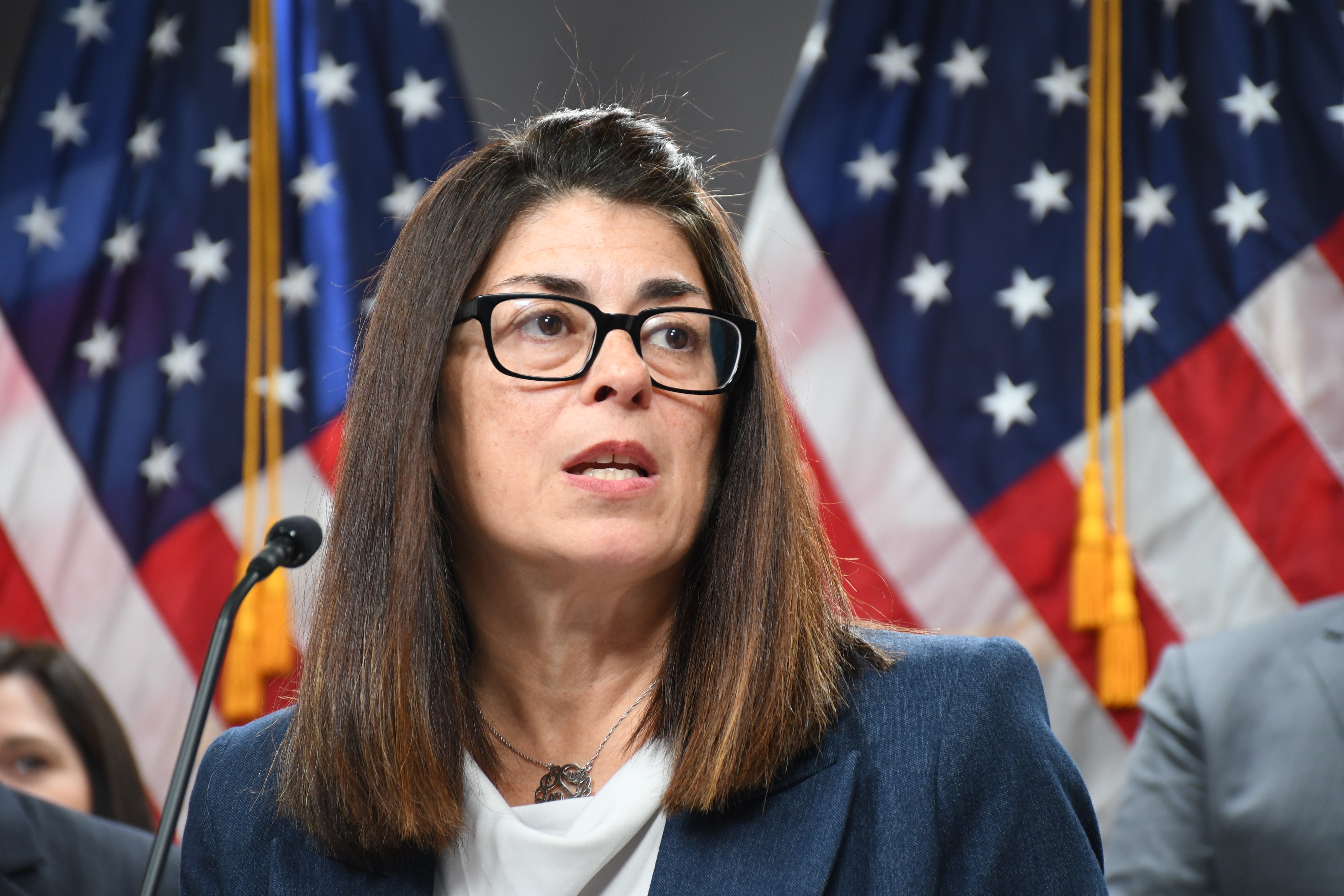 Maryland Health Secretary Laura Herrera Scott speaks about a state grant program that will send $120 million worth of grants to organizations that provide mental and behavioral health services for kids so they can partner with schools to bring treatment and other support into schools. The program was the focus of a press conference in Annapolis on Tuesday, Sept. 19, 2023.