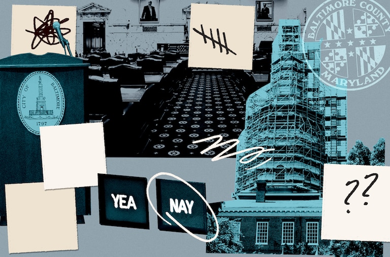 Maryland, Baltimore City, Baltimore County politics